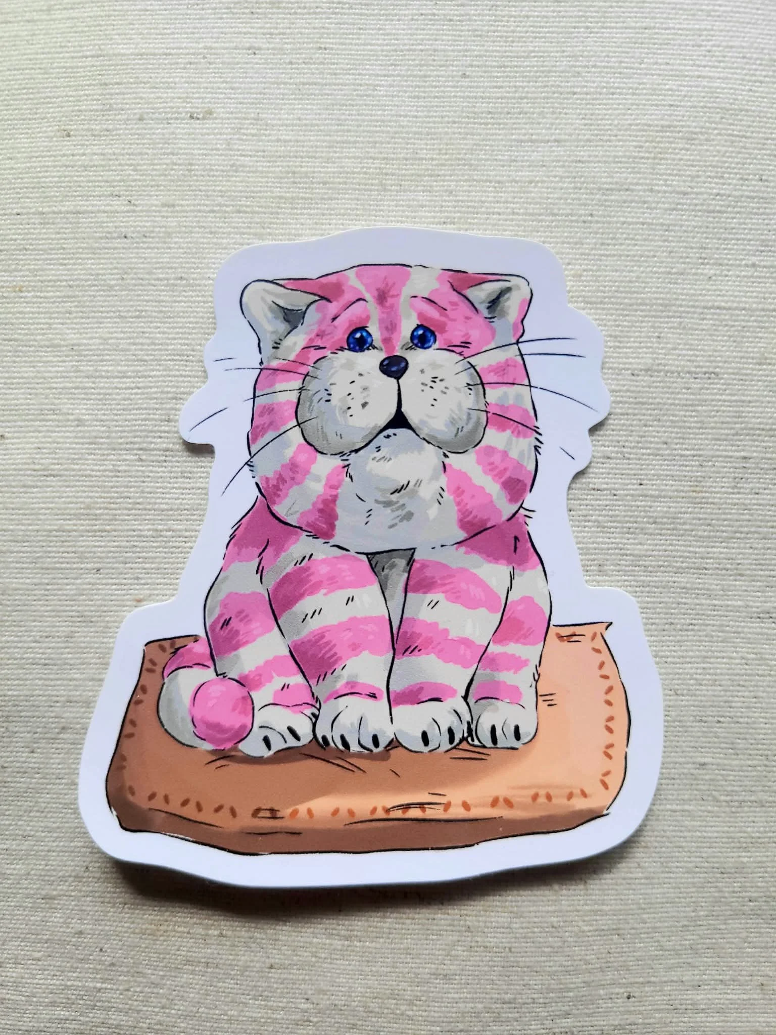 Bagpuss Vinyl Sticker