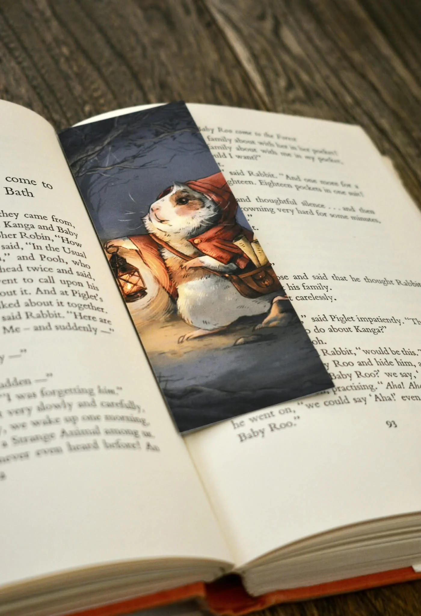 Adventurer Guinea Pig Bookmark