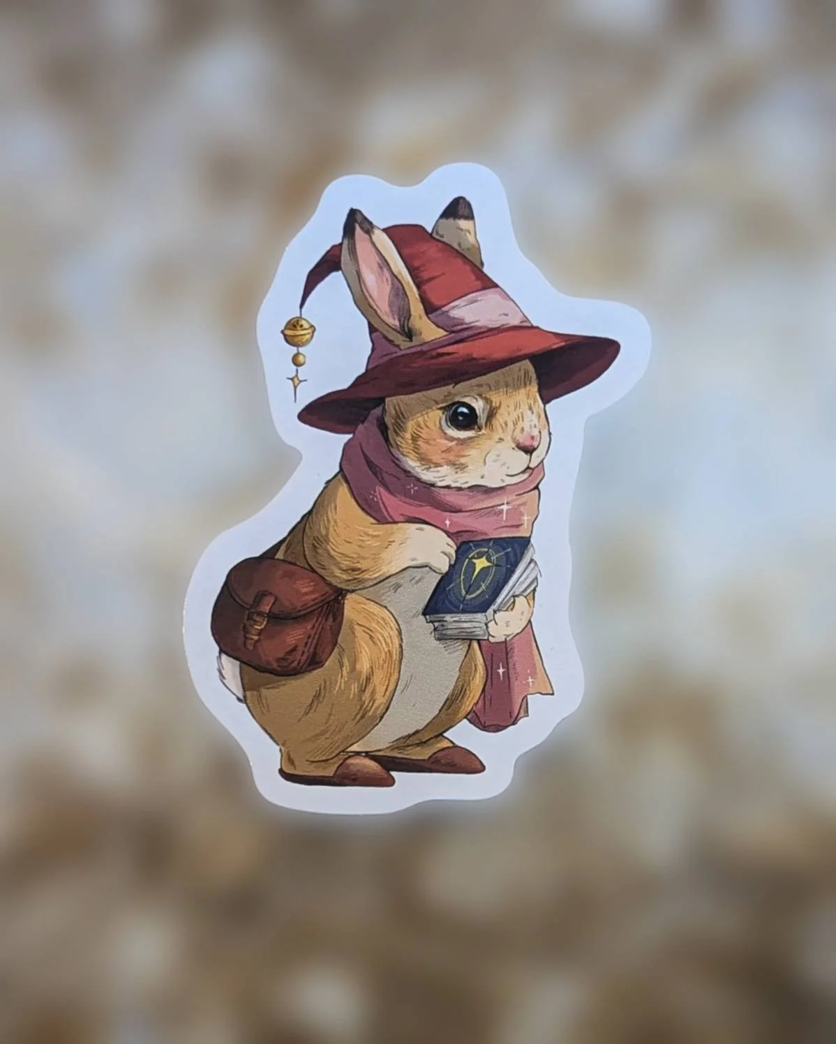 Wizard Bunny Vinyl Sticker