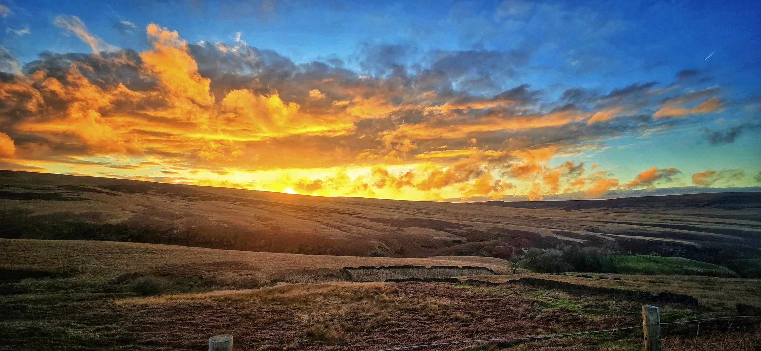 Sunset over the moors - Chris Rowell