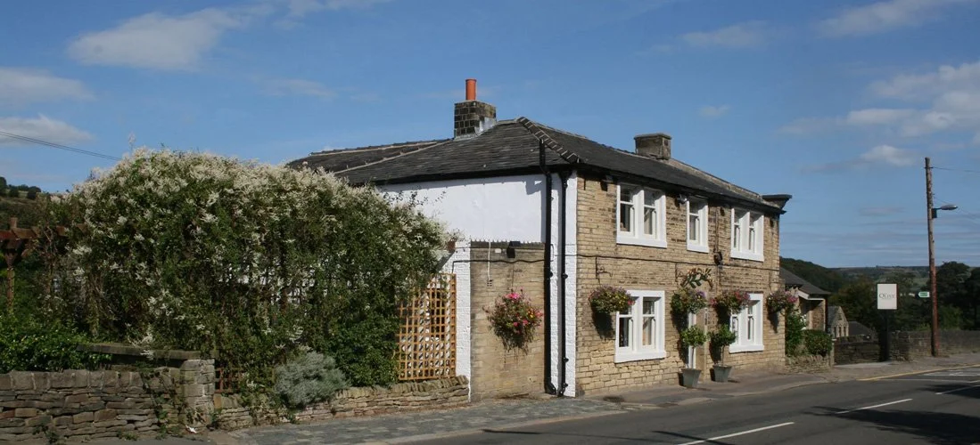 The outside of the Olive Branch Inn in Marsden, West Yorkshire.