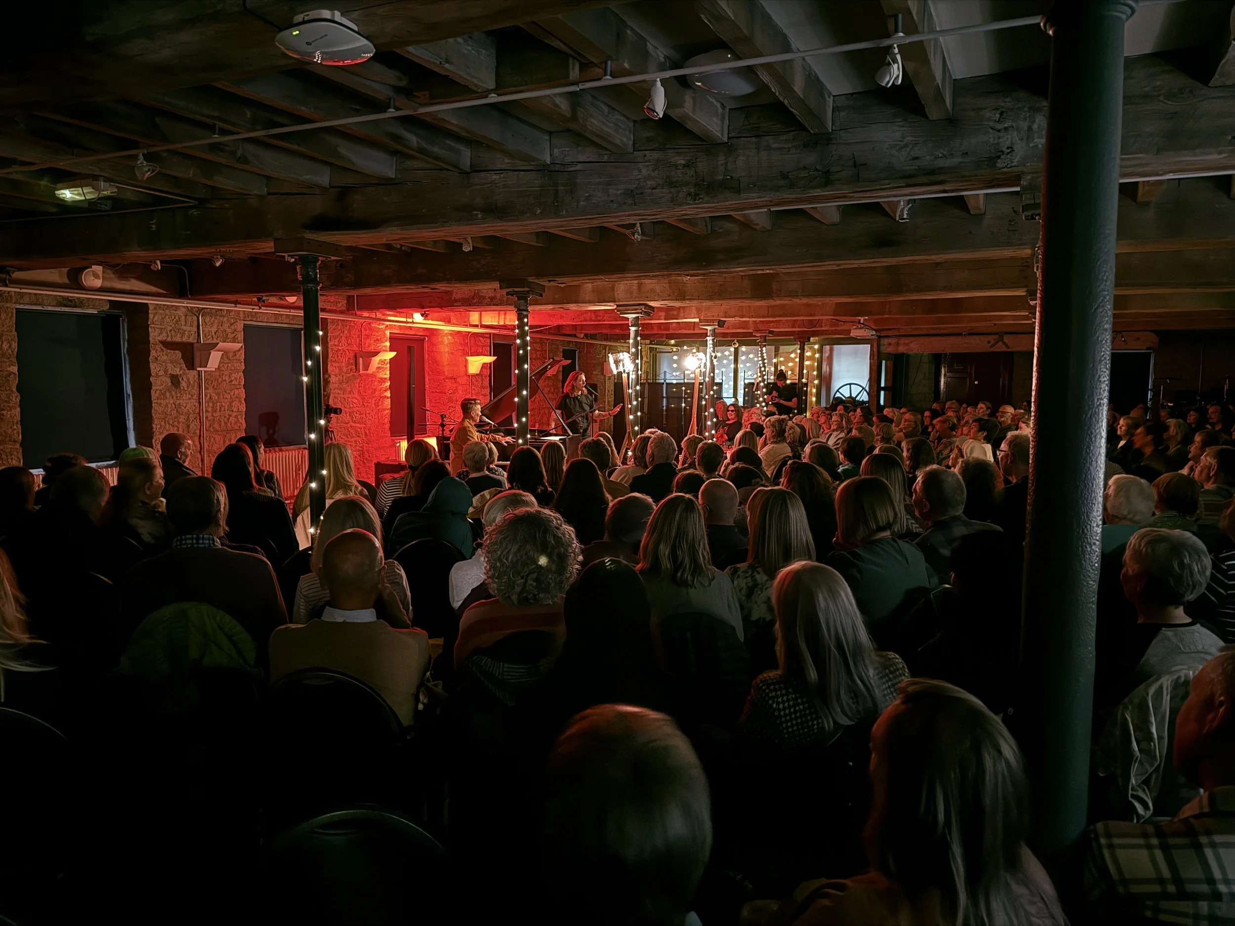 A concert at the North of England Centre for Music and Arts in Marsden, West Yorkshire.