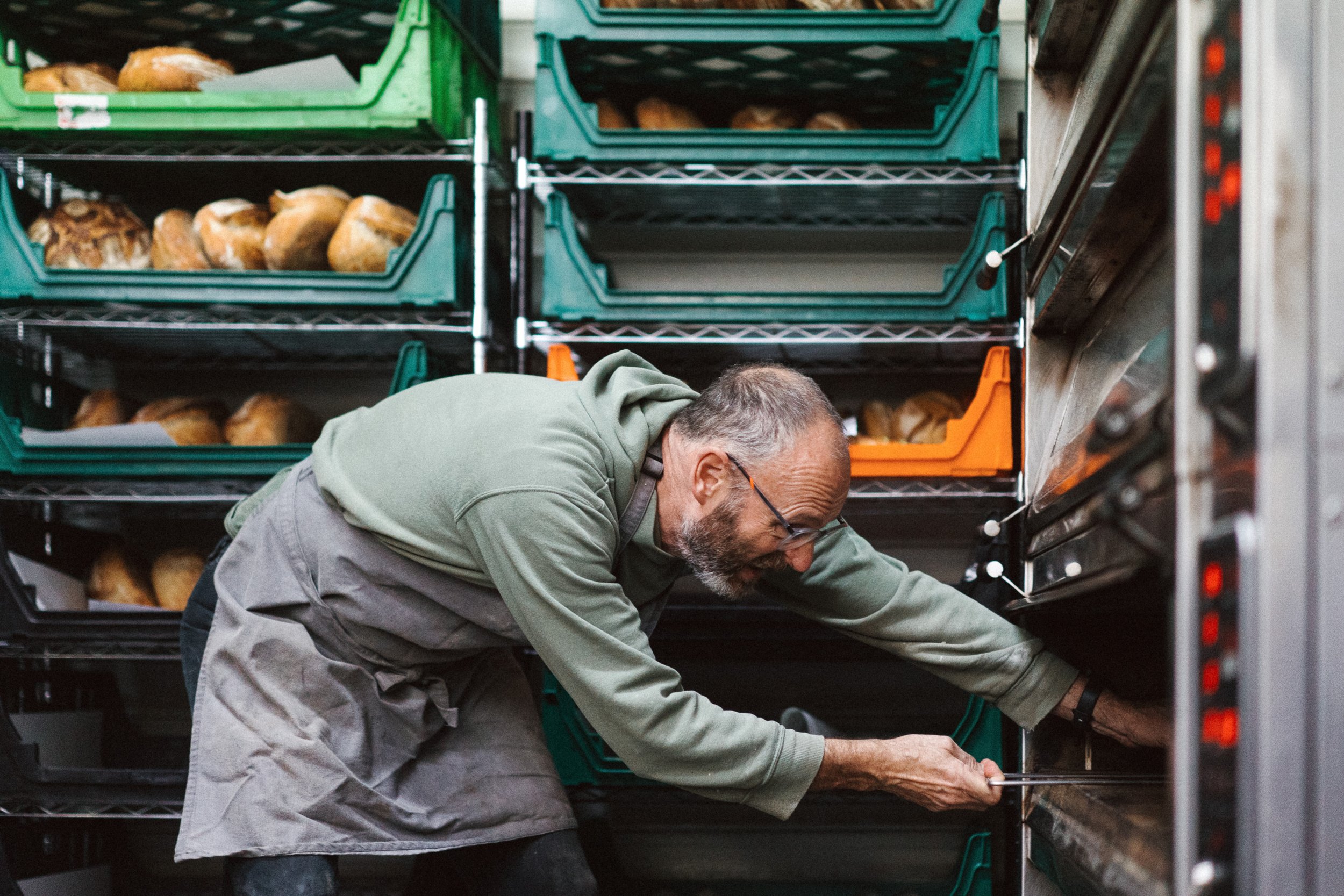 Roger Haycock, owner of Roger's Bakery in Marsden, West Yorkshire.