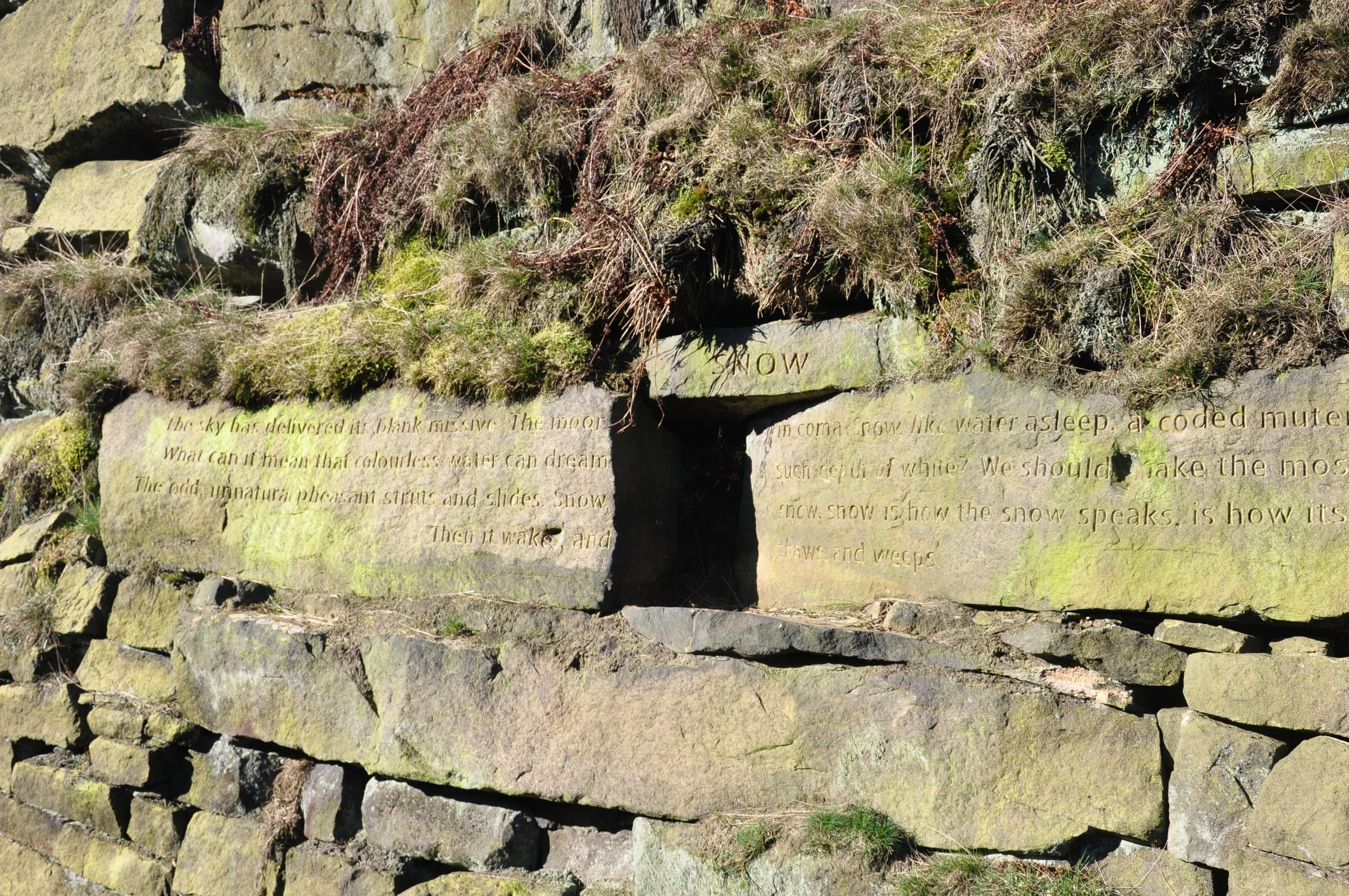 The 'Snow' Stanza Stone - Tom Lonsdale