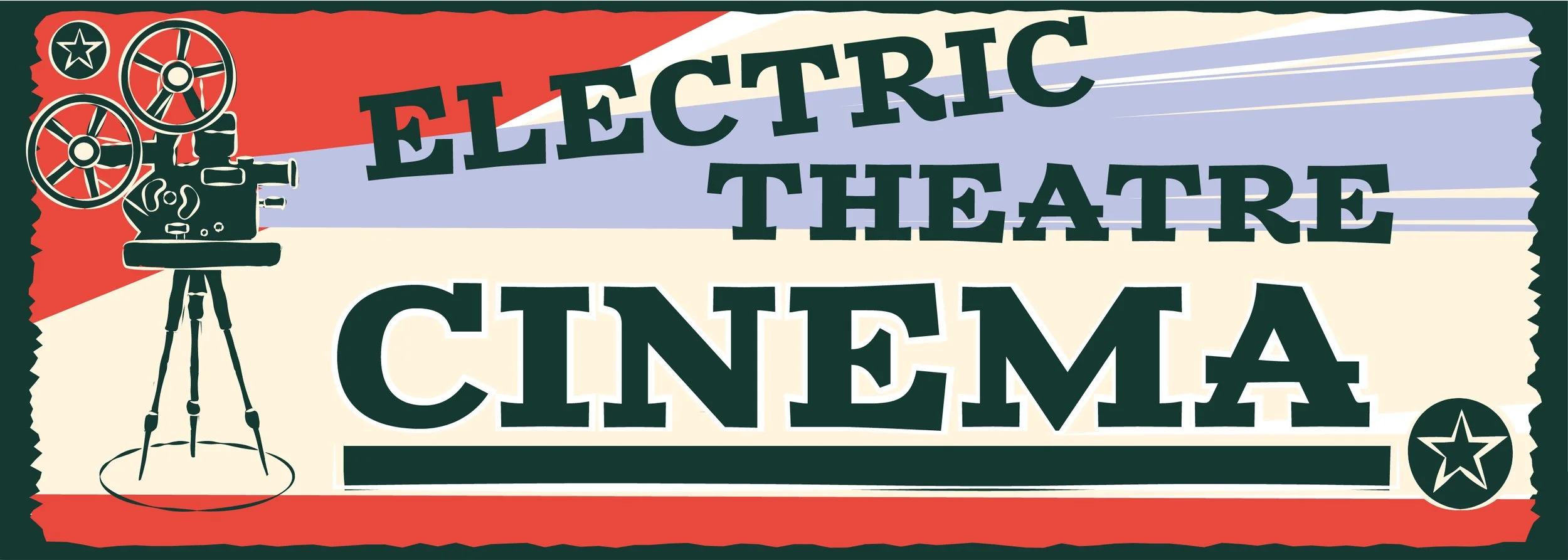 A poster advertising the Electric Theatre Cinema in the Colne Valley, West Yorkshire.