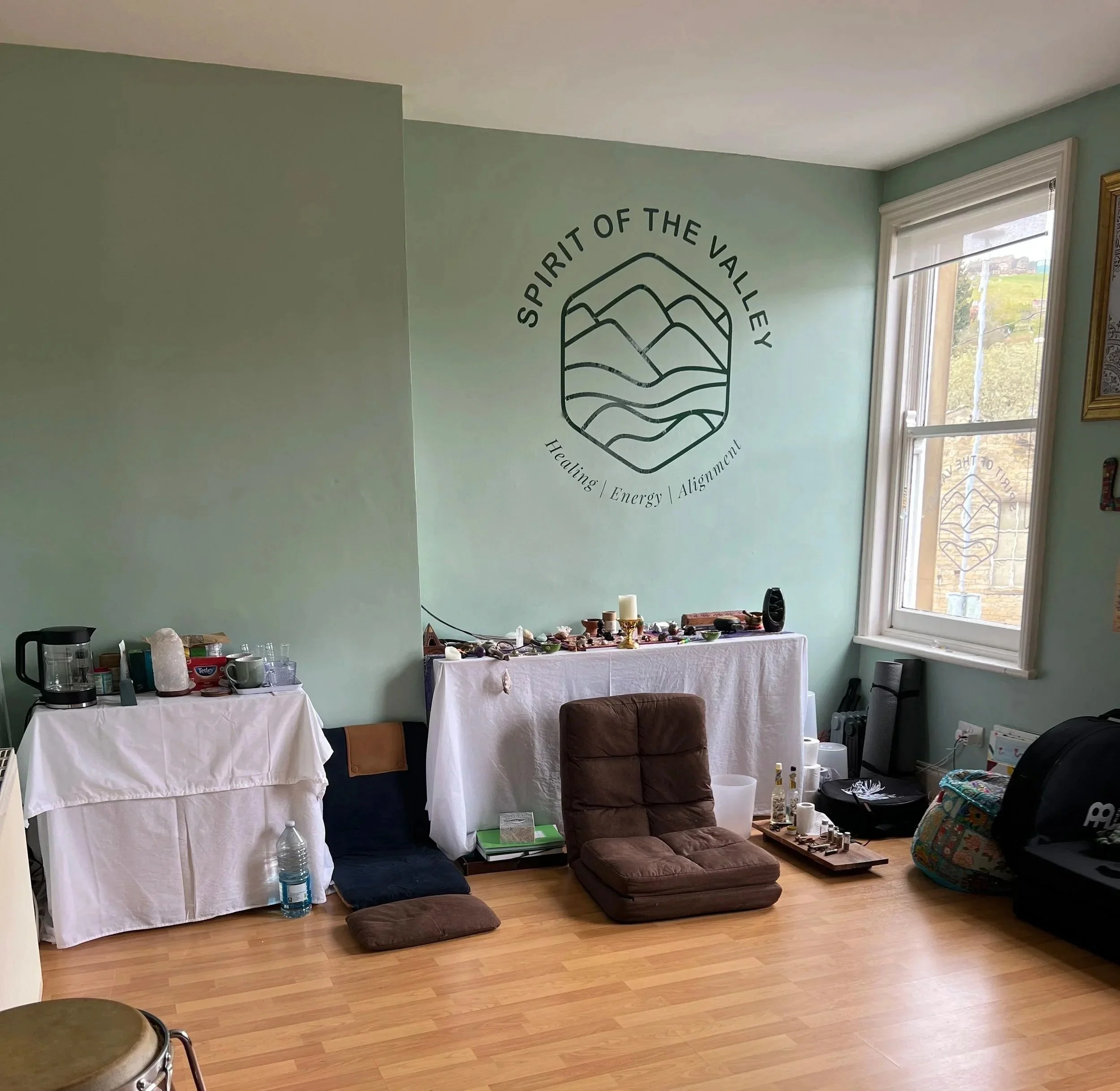 The treatment room of Spirit of the Valley healing.