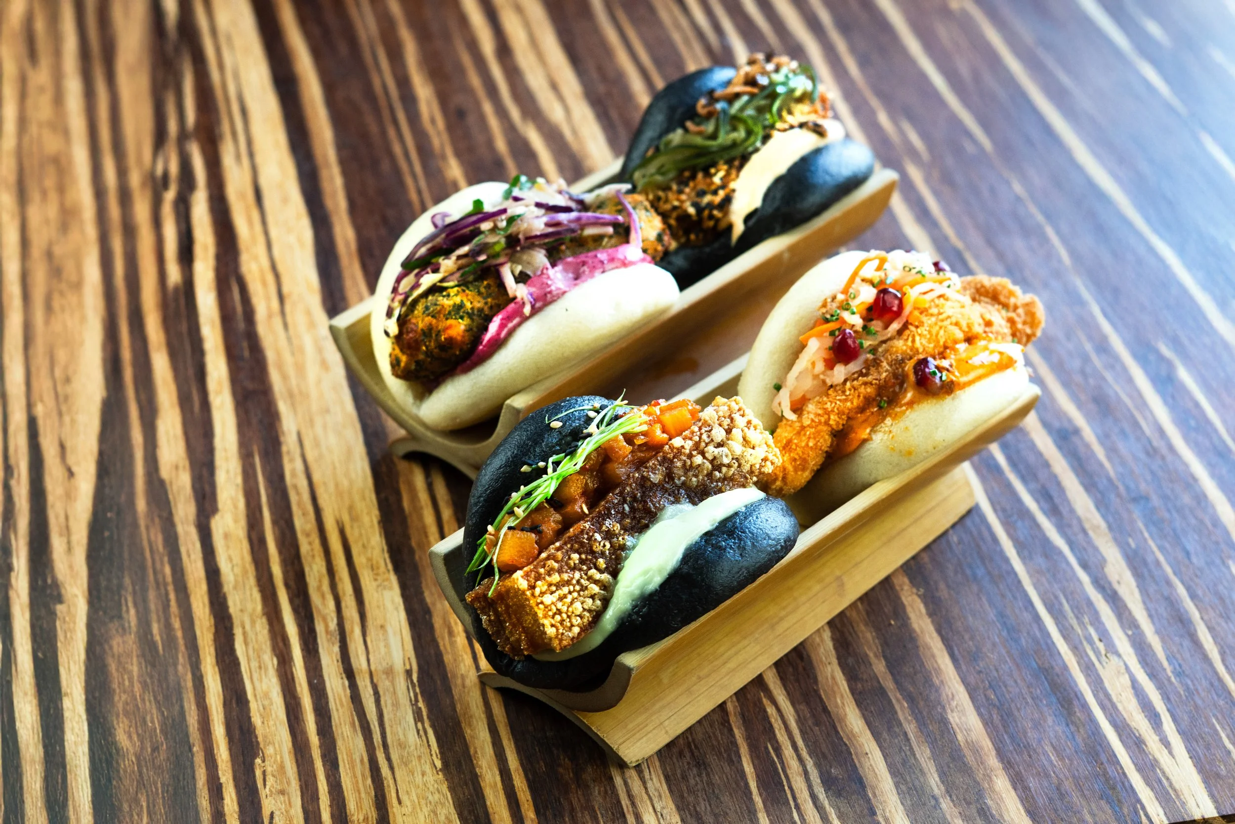 Bao buns from BaoBros23 in Marsden, West Yorkshire.