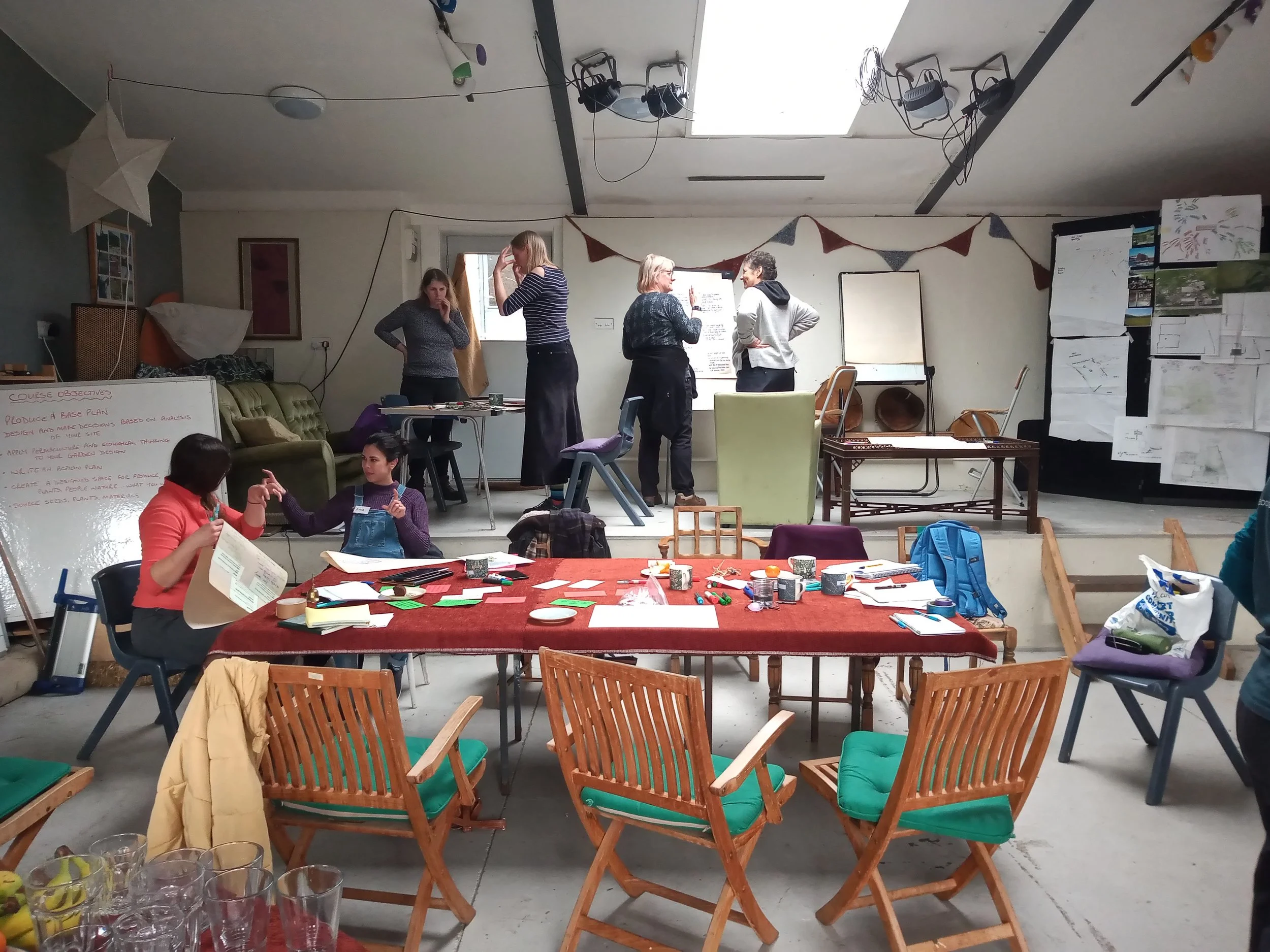 One of the courses held at Edibles, a permaculture smallholding and event space.