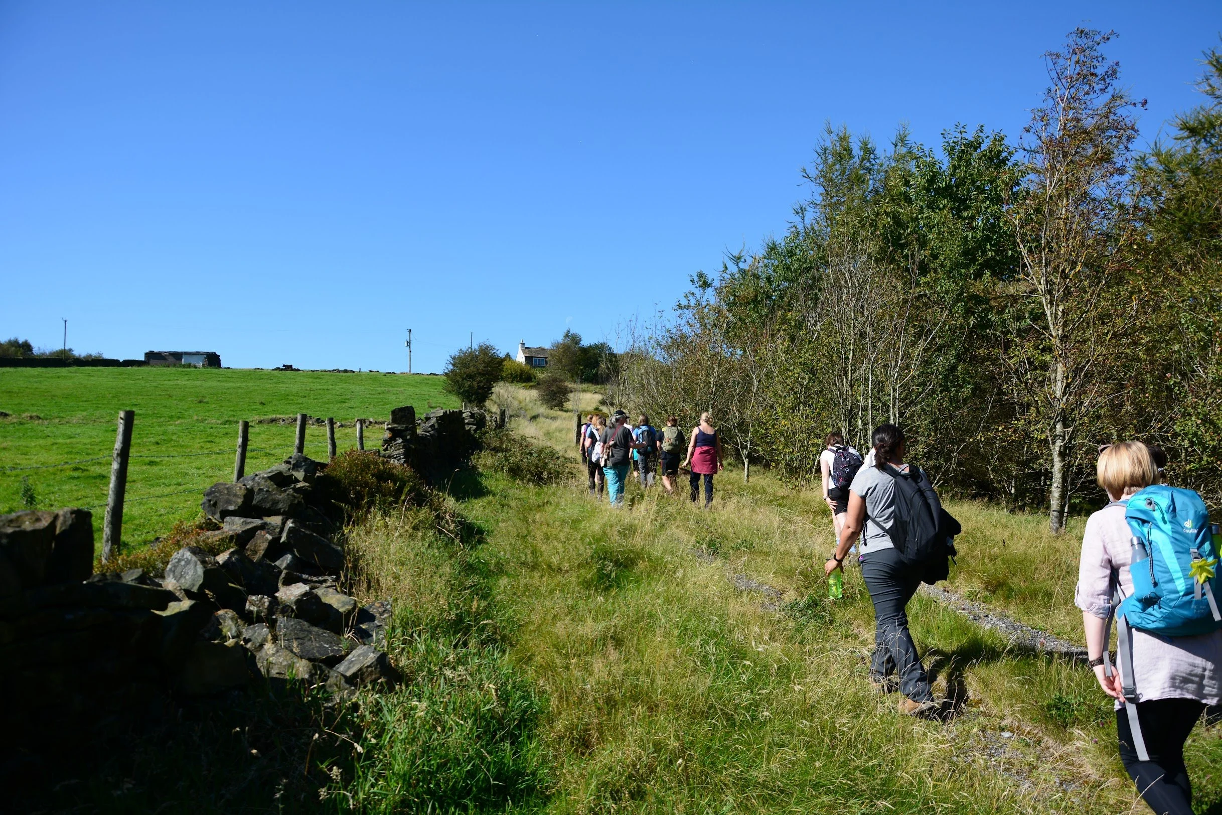 A walk being led by Marsden Walkers Are Welcome in West Yorkshire.