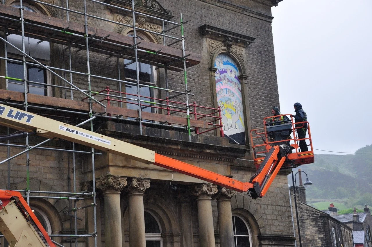 Restoration of the Marsden Mechanics in Marsden, West Yorkshire.