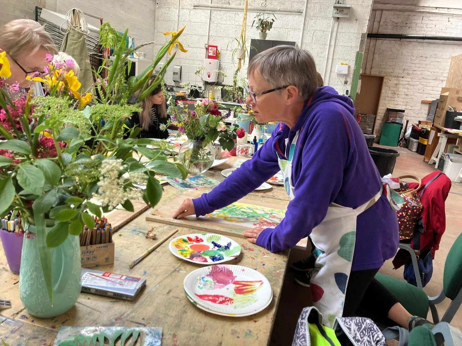 A class taking place in Globe Arts, West Yorkshire.