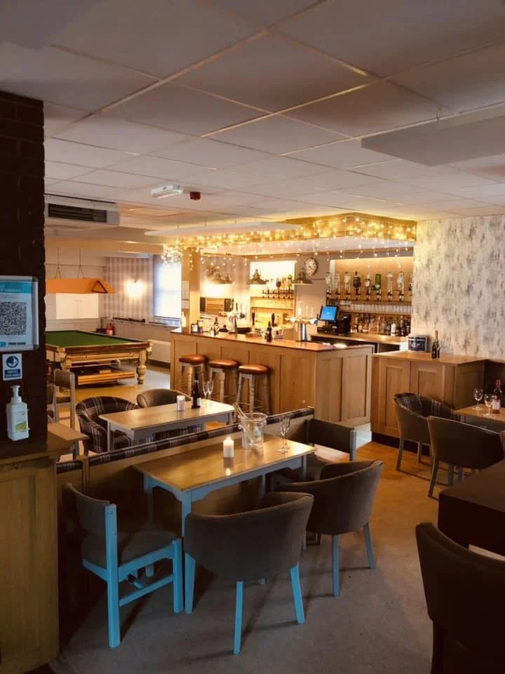 Inside the Marsden Social Club in Marsden, West Yorkshire.