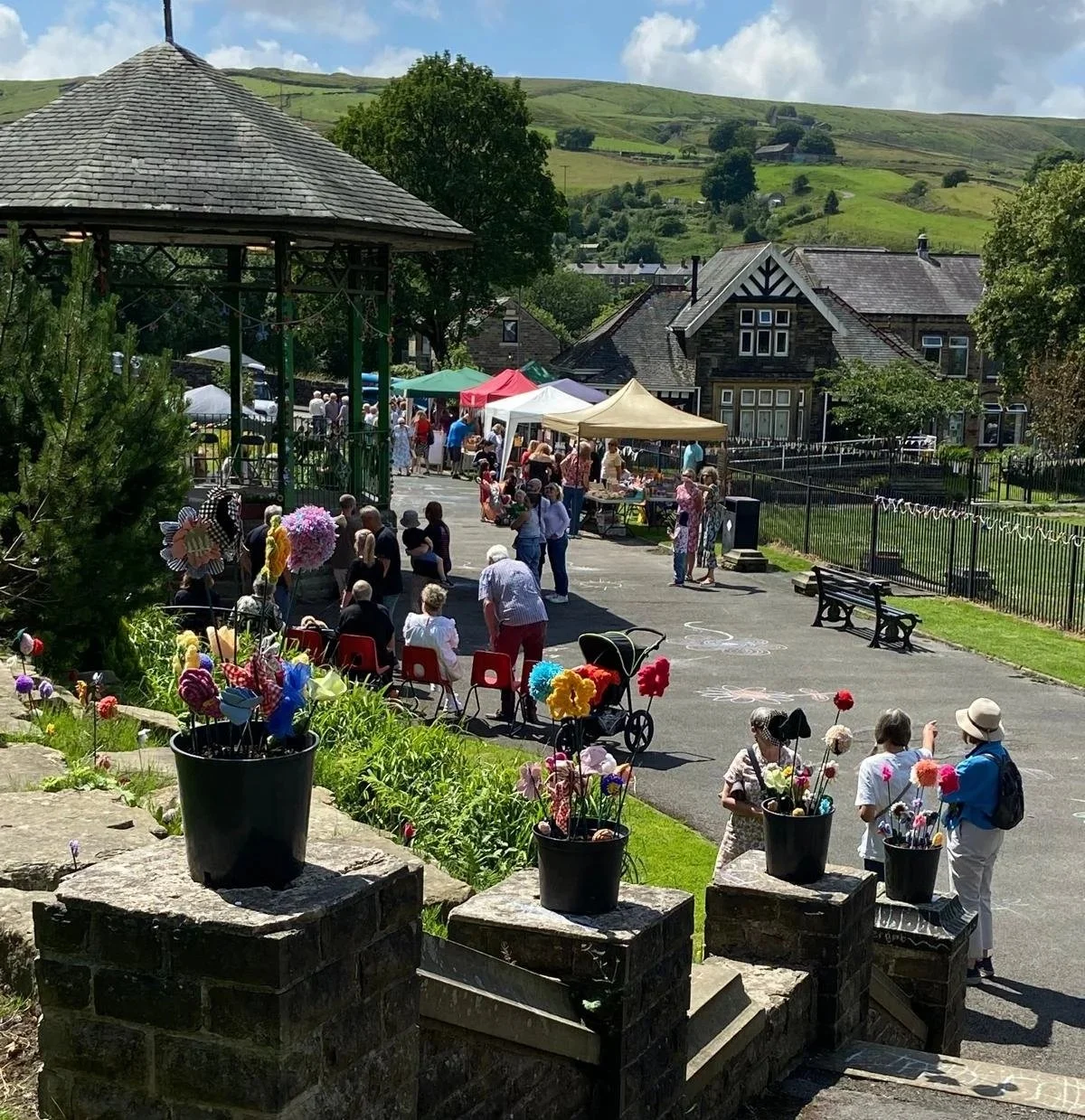 A Friends of Marsden Park event held in Marsden Park, West Yorkshire.