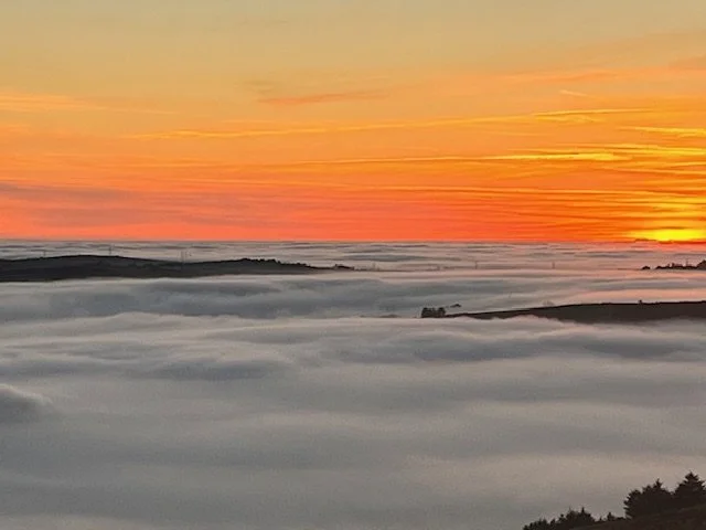 Low cloud over Redbrook reservoir - Cora Shaw
