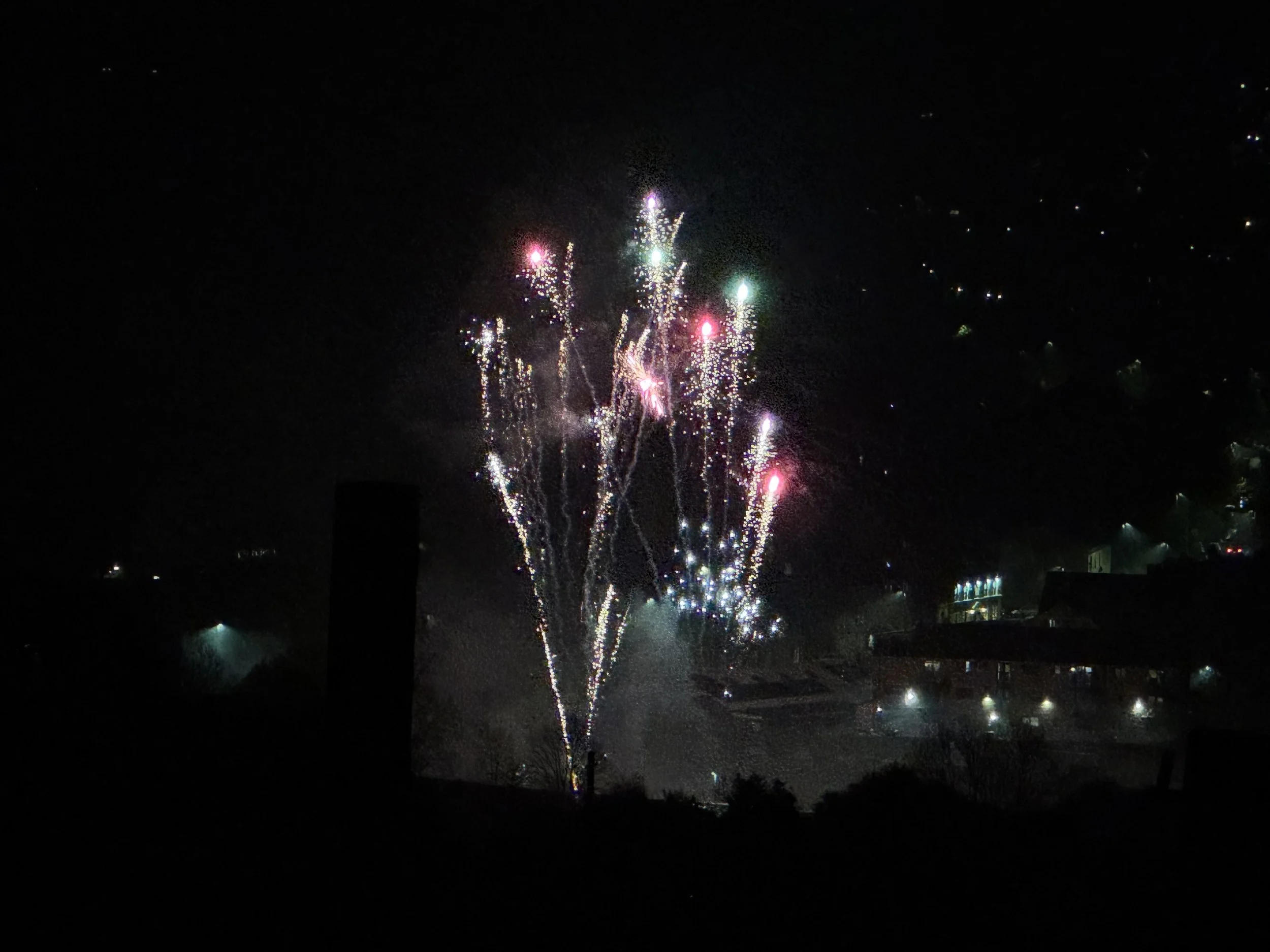 Fireworks from Old Mount Road - Lucy Martindale