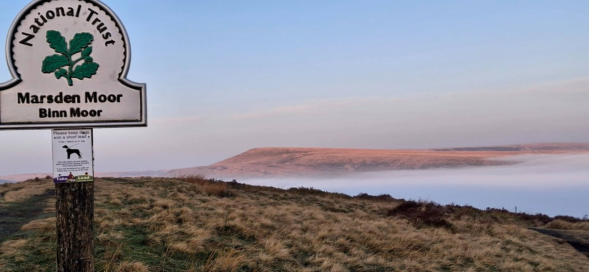 Dawn mist from Binn Moor - Micha Bradley