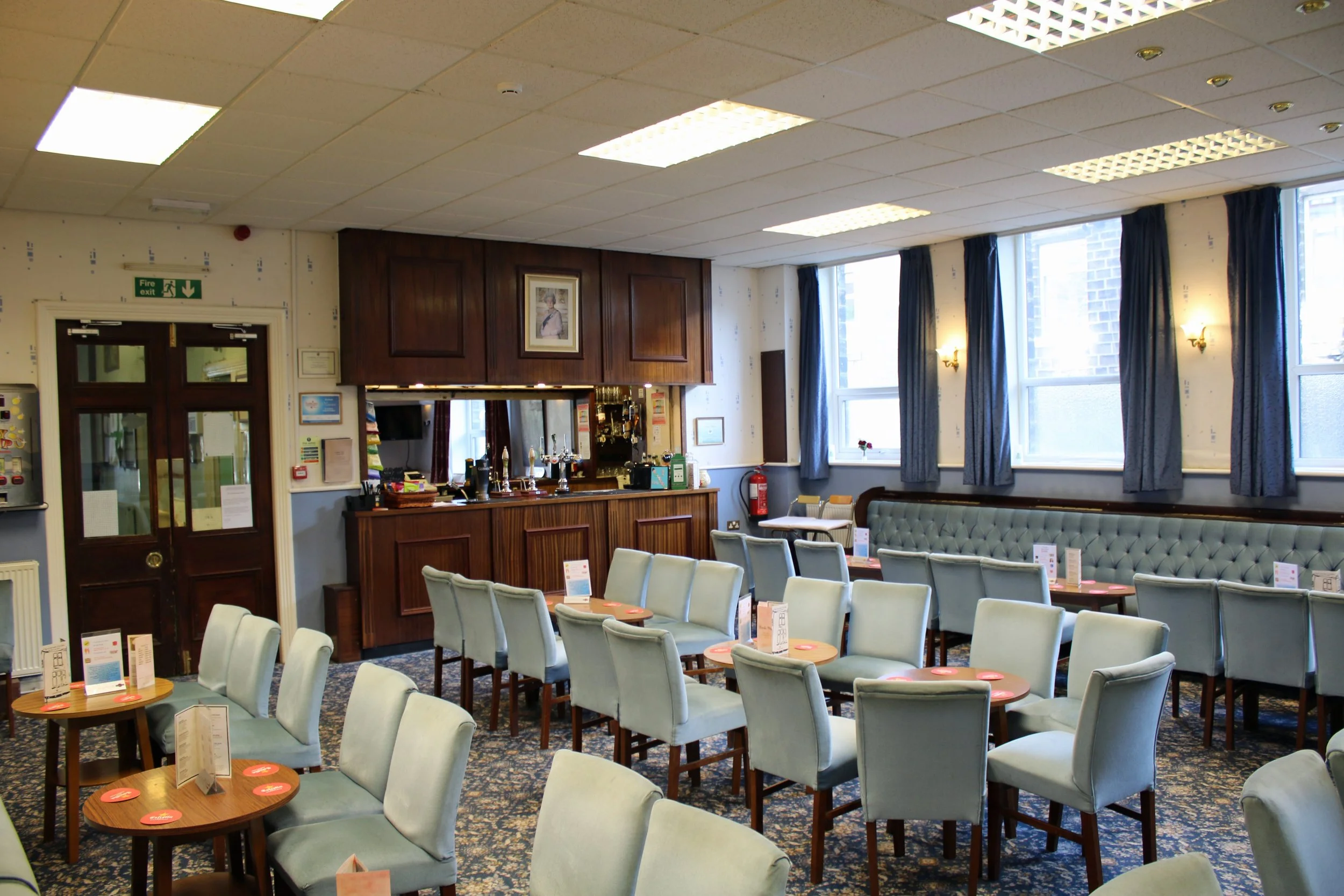Inside the Marsden Conservative Club in Marsden, West Yorkshire.