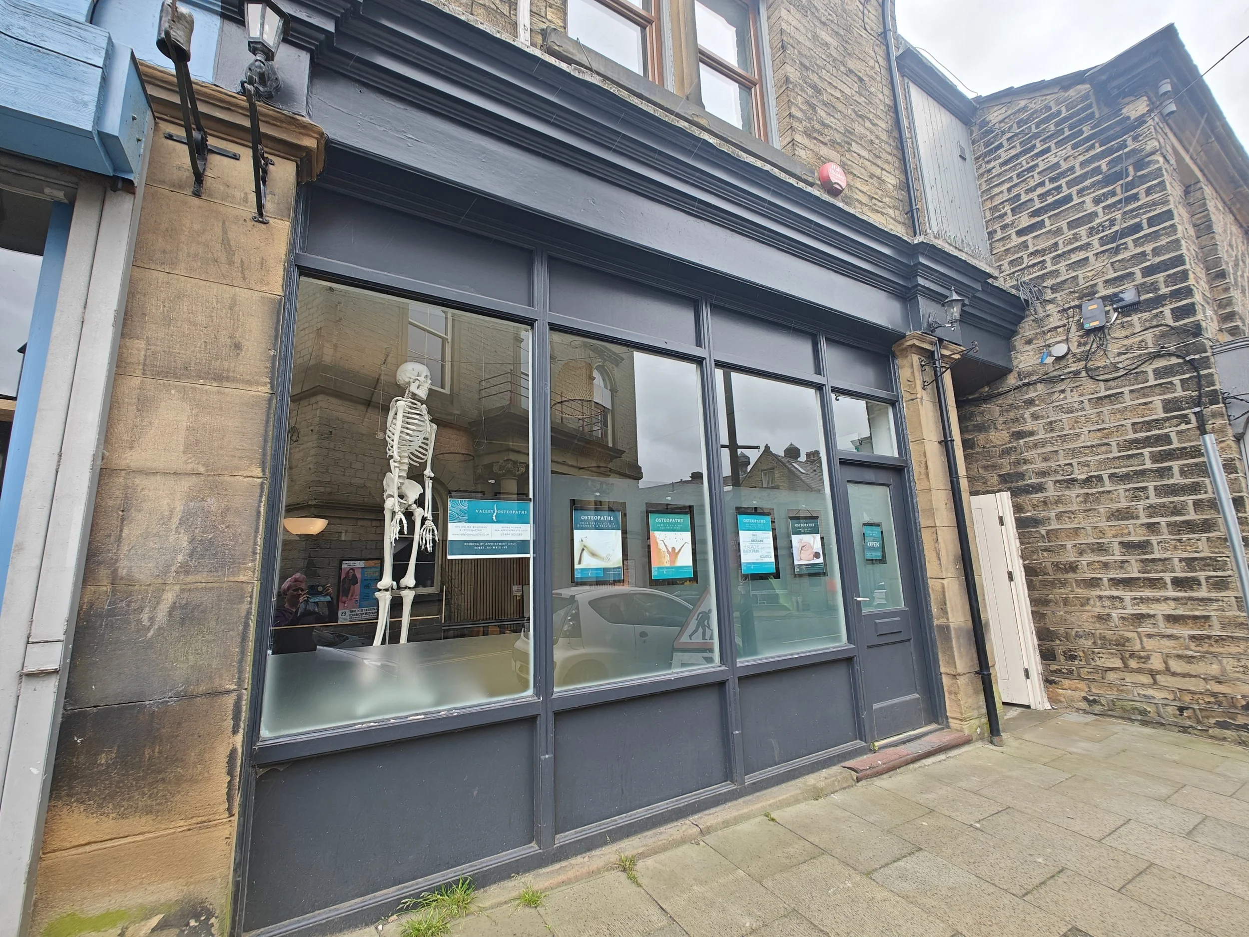 The outside of Valley Osteopaths in Marsden, West Yorkshire.