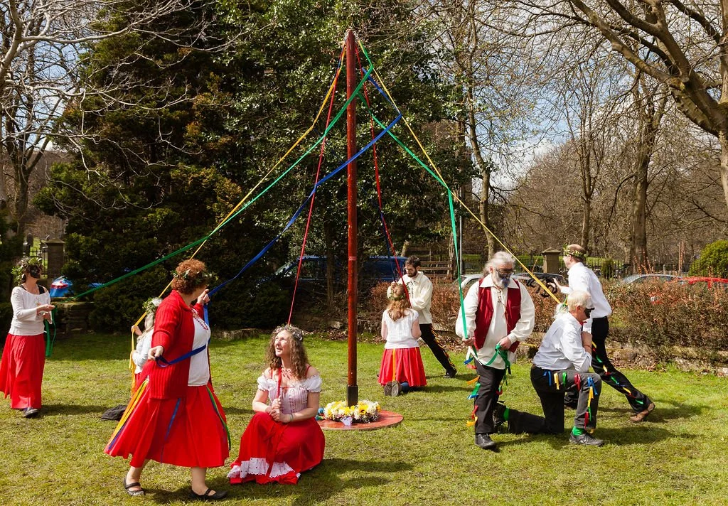 Maypole dancing - David Preston Photography