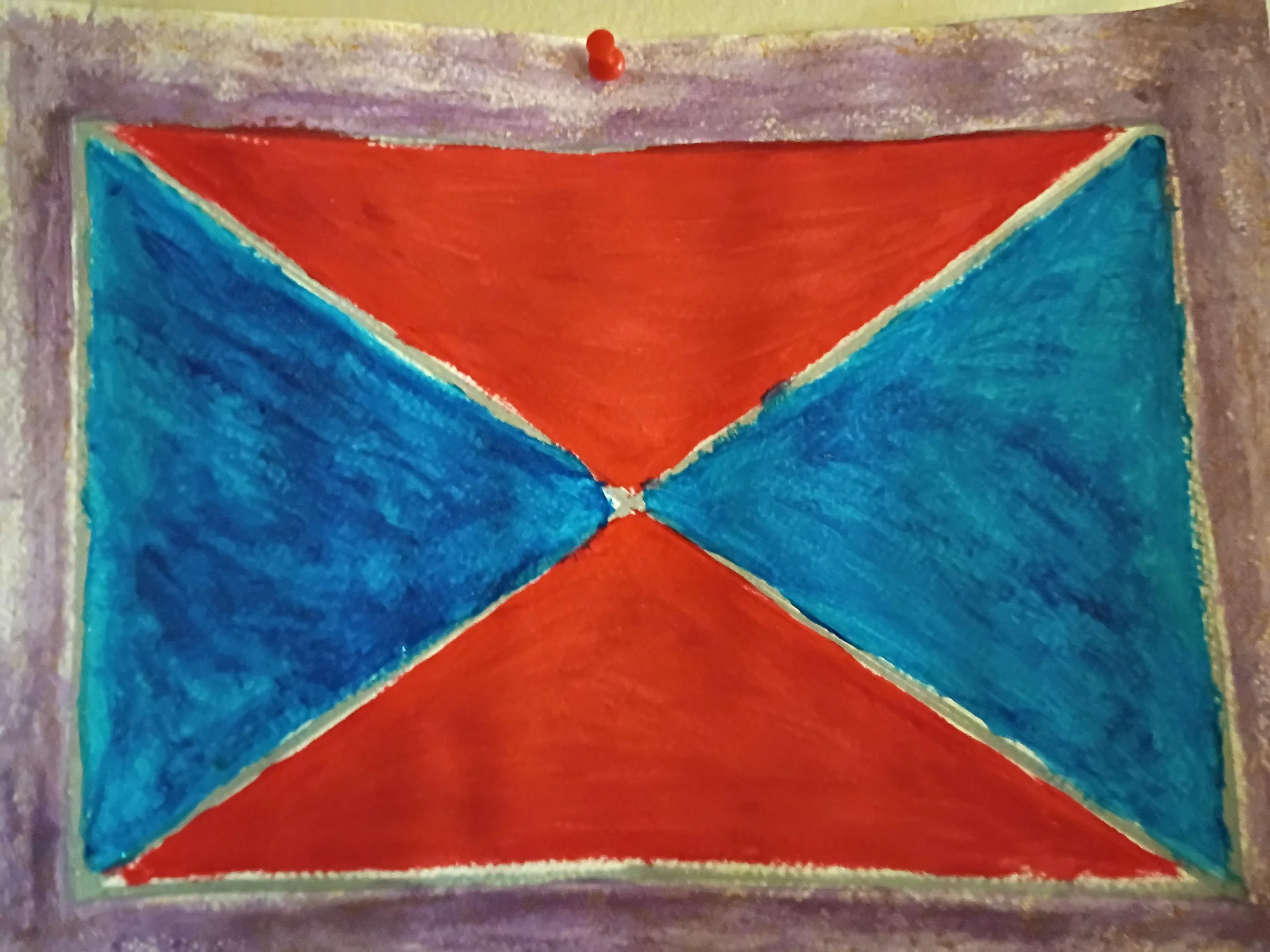 I was really playing with the new paints I just bought. I know this is probably somebodies flag, and if you like it, let me know, but that wasn't my intention when making this.