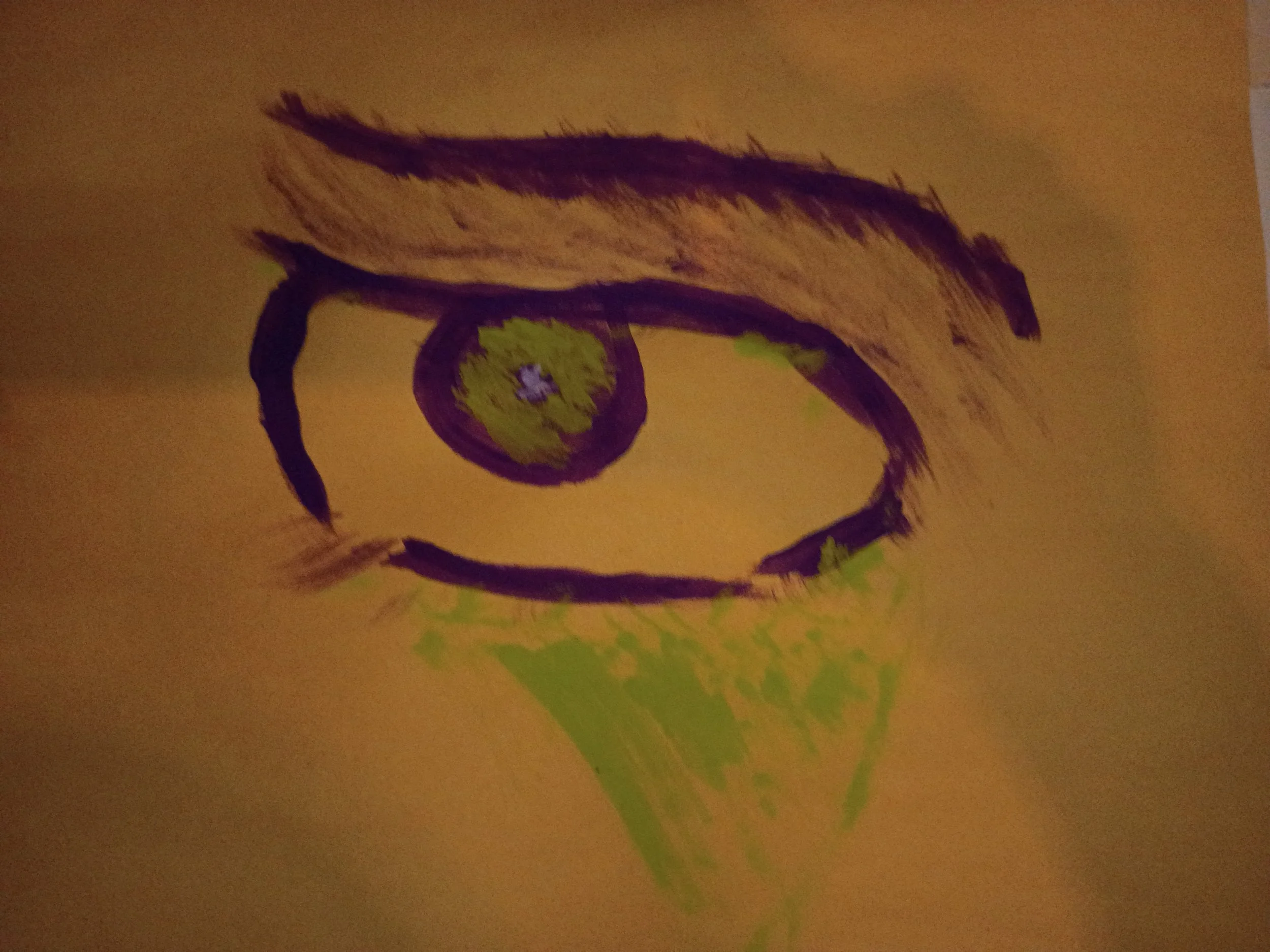 I love to draw eyes. 