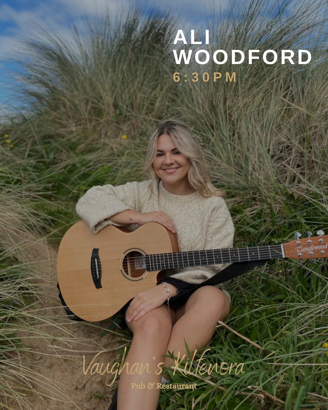 Live music this evening with Ali Woodford🎶

We are serving food 12:30pm - 9pm, and we would love to have you🙌🏼