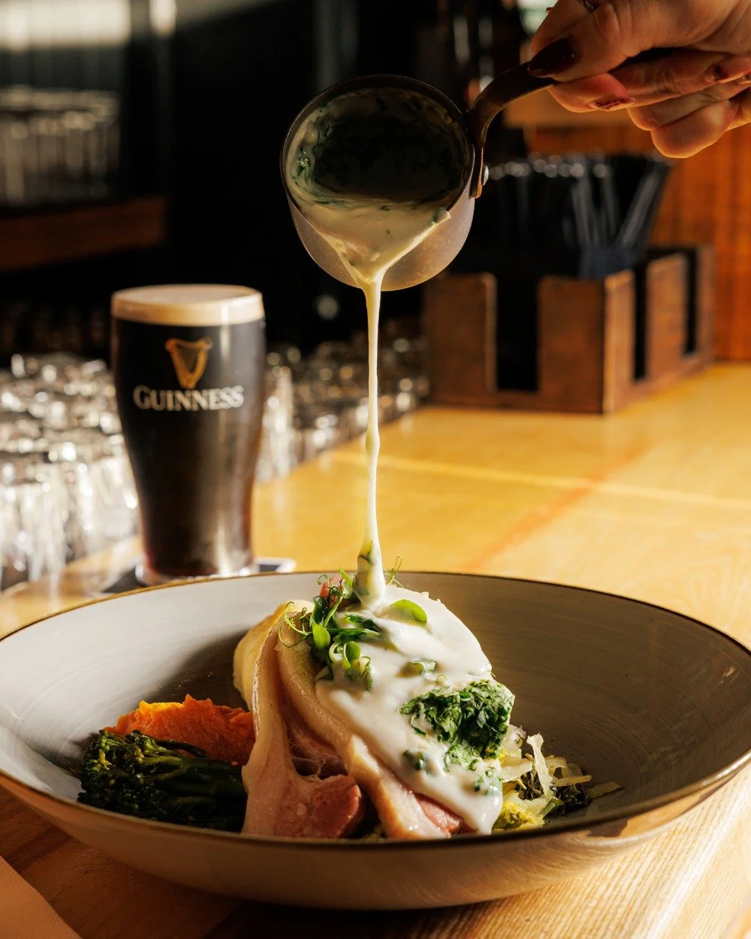 A true Irish classic 🇮🇪🍽️

Bacon &amp; cabbage done the traditional way! Simple, hearty, perfect.