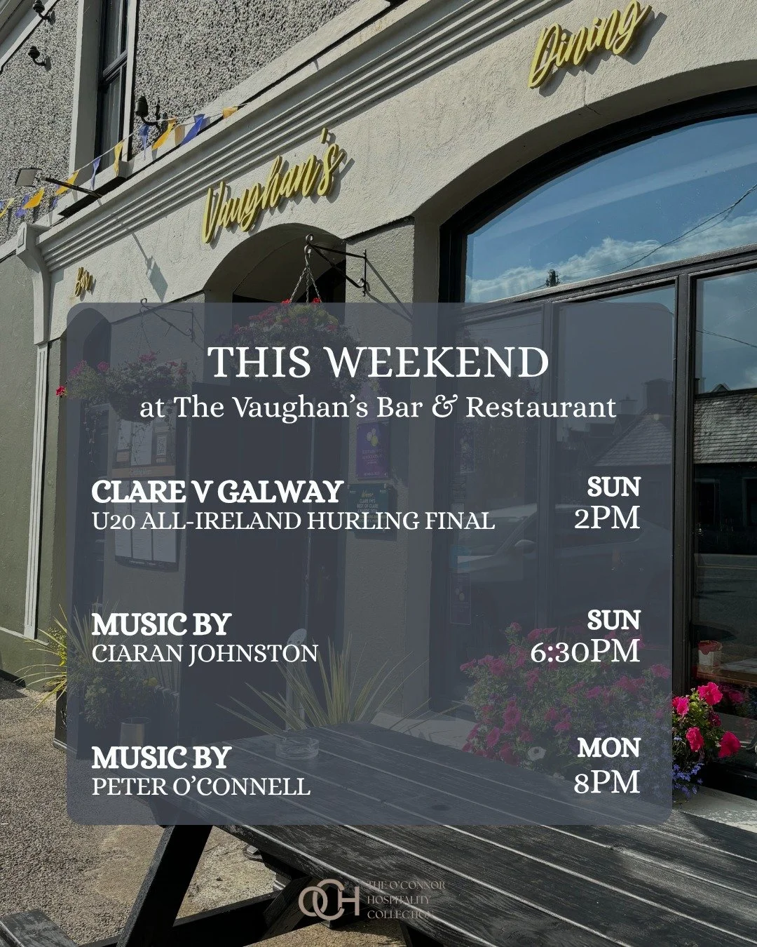 🍻🎶 Bank Holiday Weekend at Vaughan&rsquo;s Kilfenora 🎶🍻

The long weekend starts here 🙌 Join us for live music, live sports, great food, and a brilliant atmosphere all weekend long!

🍽️ Food served daily from 12.30pm
🍕 Our new pizza menu avail