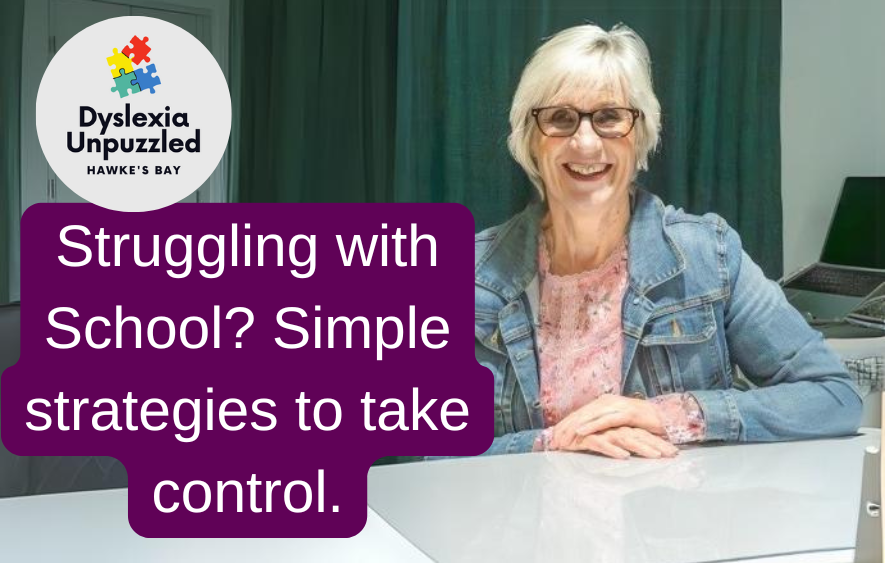 Struggling with school?  Simple strategies to take control.