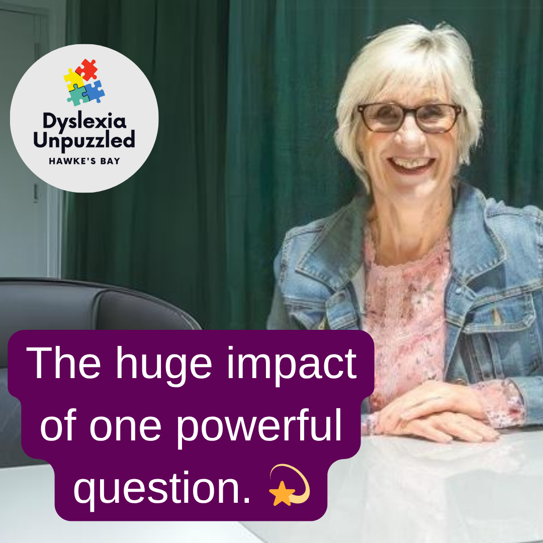 The huge impact of one powerful question. 💫