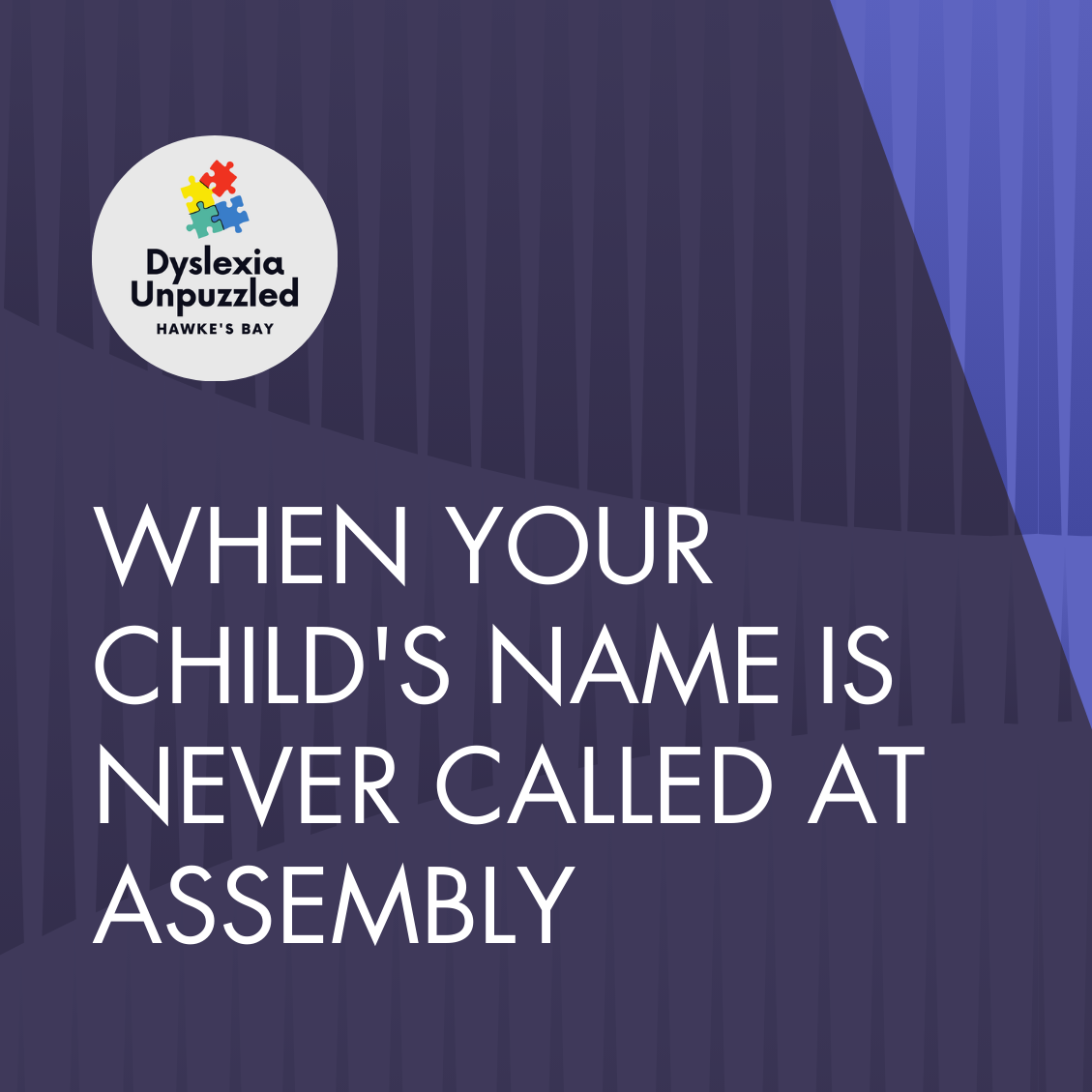 When Your Child's Name Is Never Called At Assembly