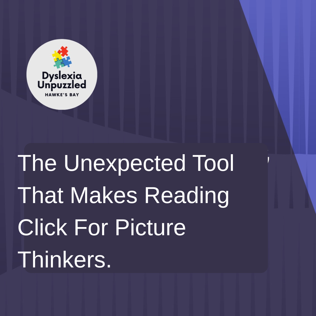 The Unexpected Tool That Makes Reading Click For Picture Thinkers.