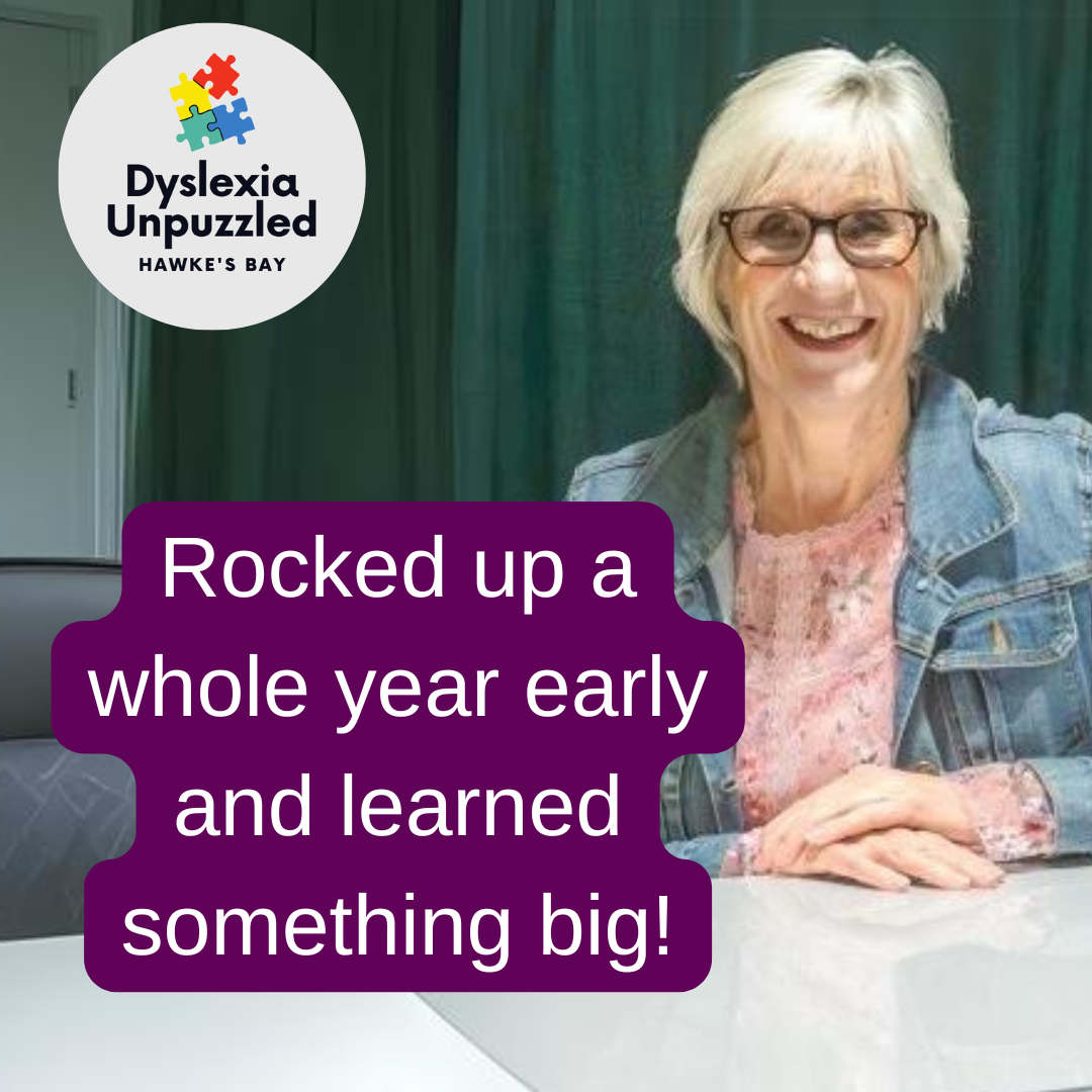 Rocked up a whole year early and learned something big!