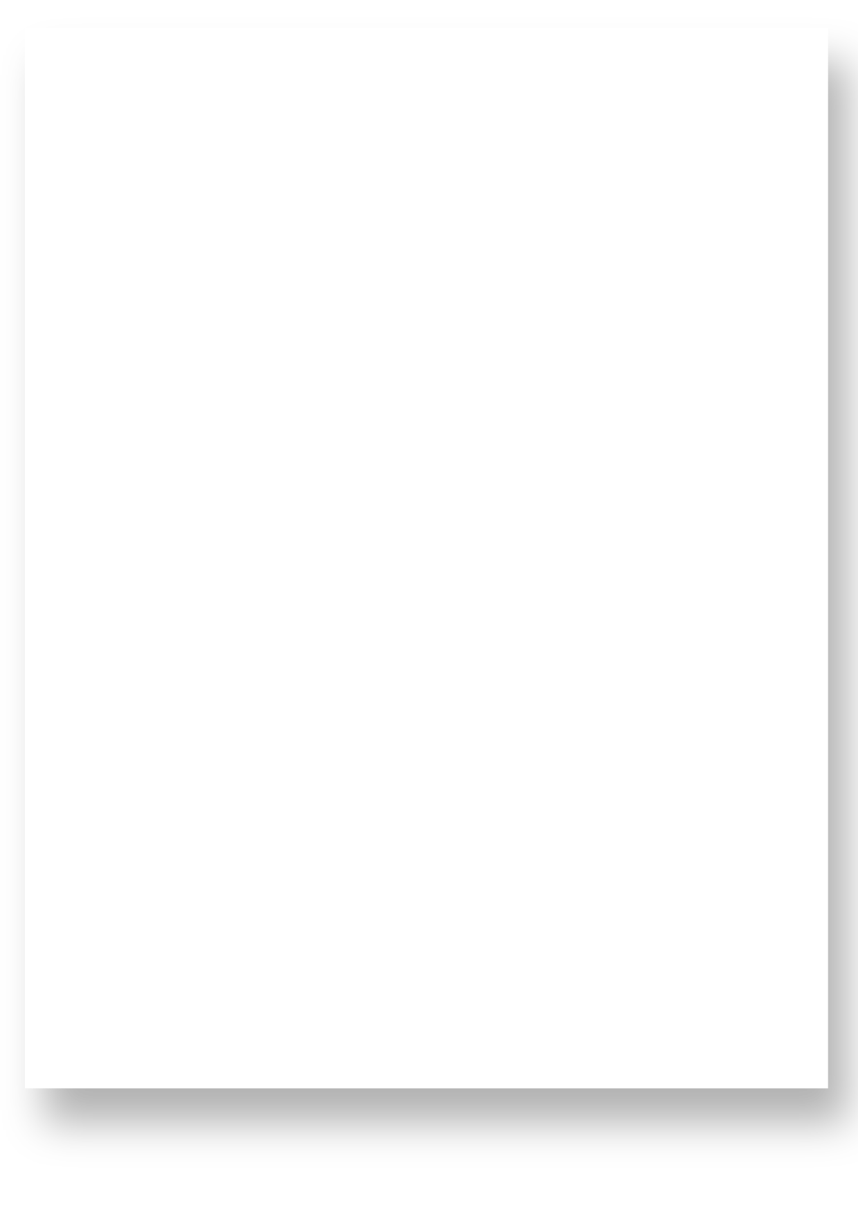 White decorative card.