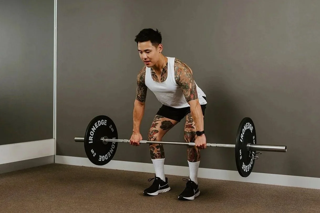 Melbourne physiotherapist Irwin Kim strength training