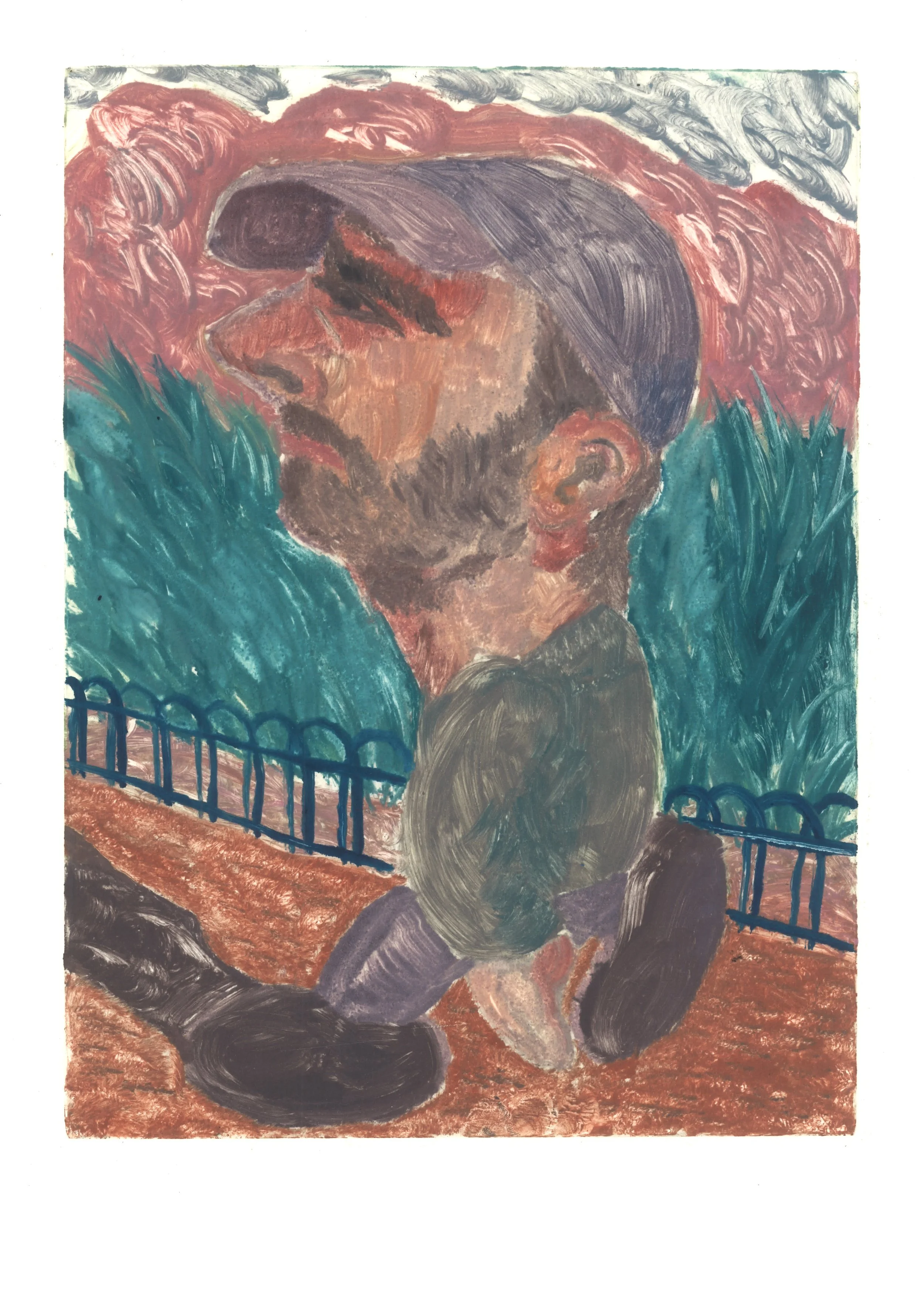 Matt Popli next to the Serpentine