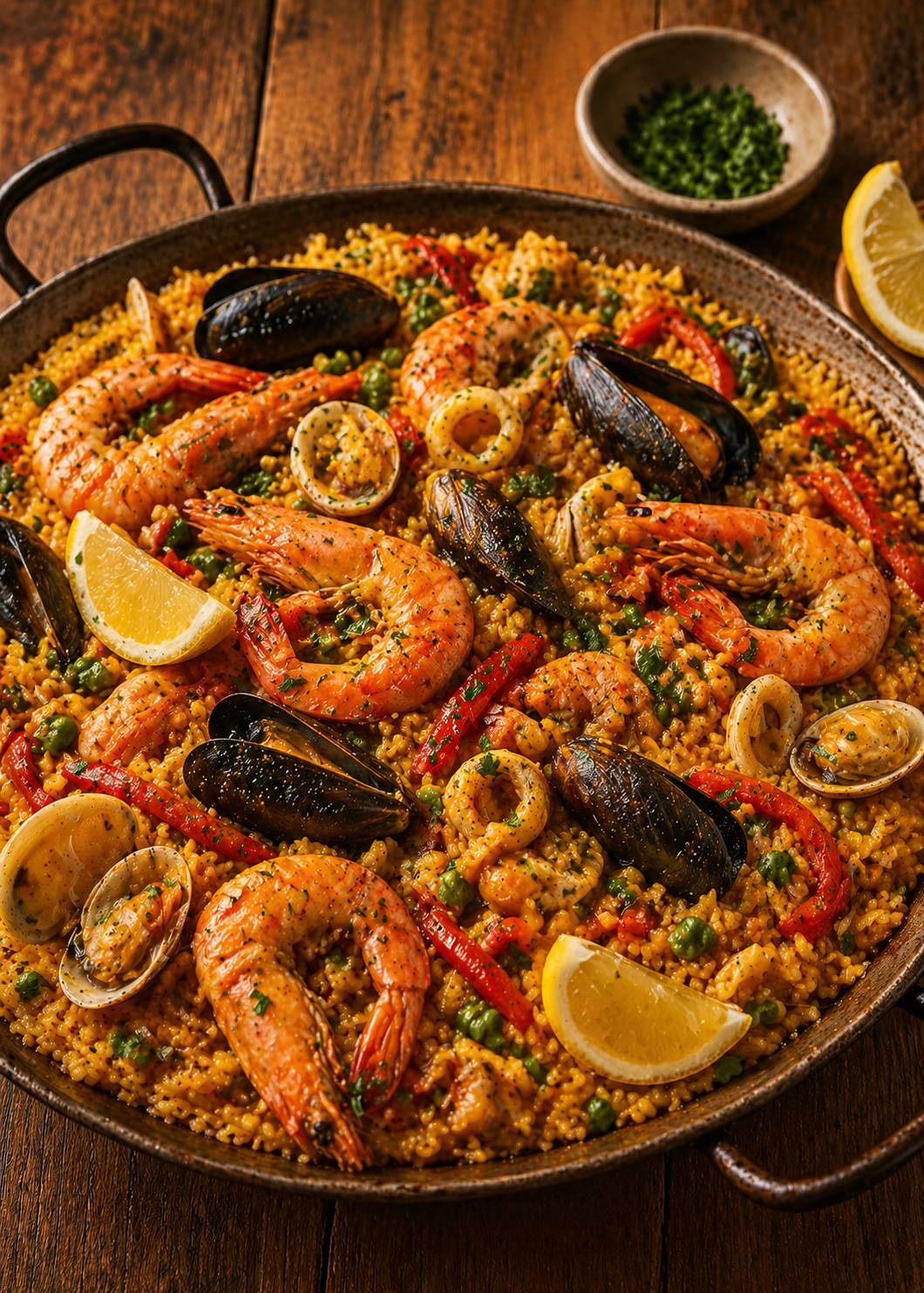 6. Seafood Paella GF (Paella de Mariscos GF).png