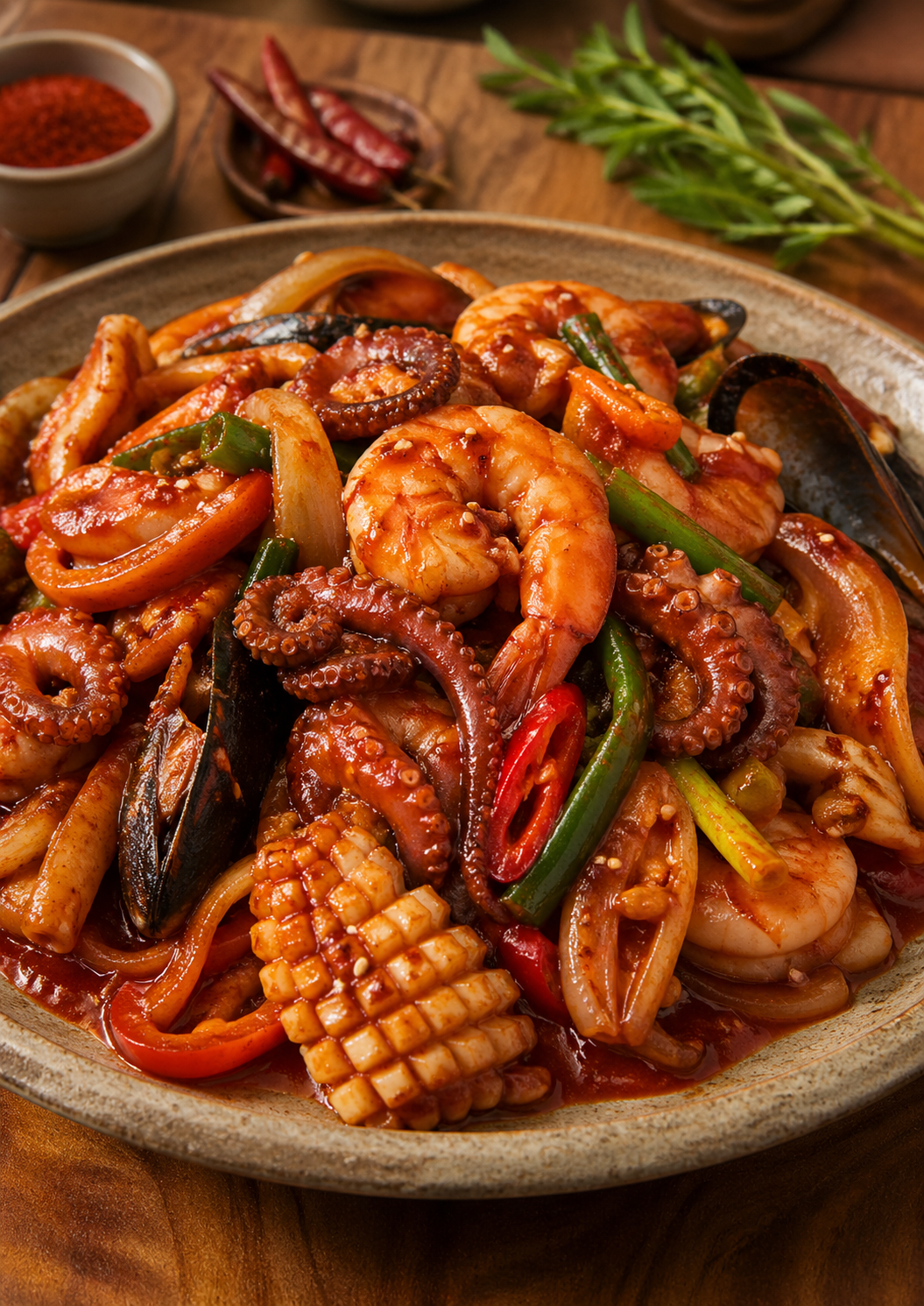 18. Stir Fry Seafood (Haemul Bokkeum).png
