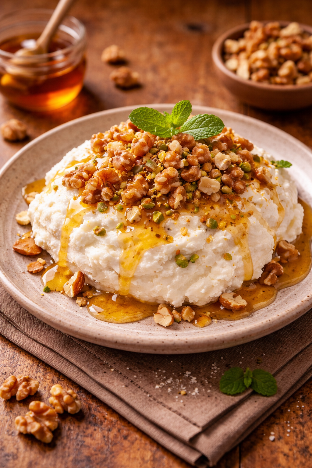 7. Ricotta with Honey and Nuts (Ricotta con Miele e Noci).png