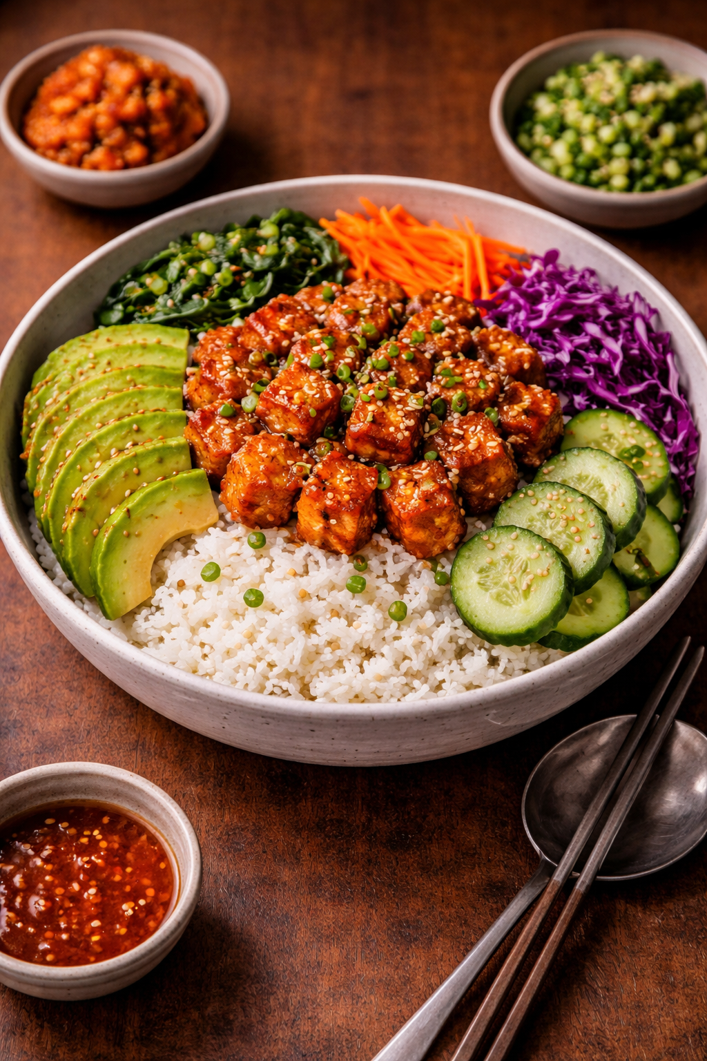Tofu Rice Bowl (Dubu Bap)