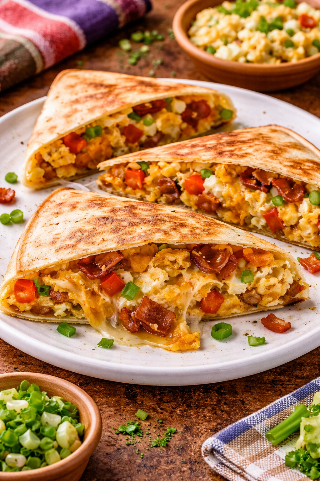 Breakfast Quesadilla (Quesadilla de Desayuno)