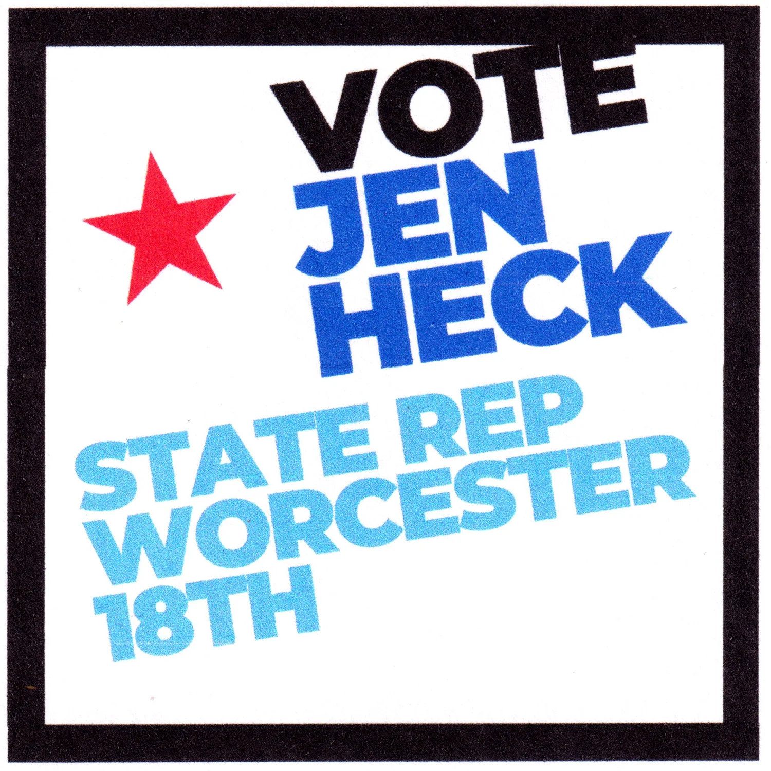 Jen heck for State Representative - Worcester 18th