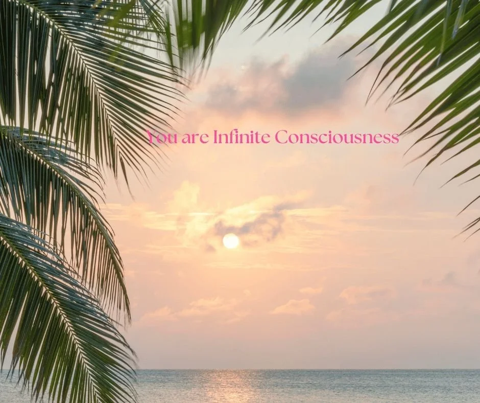 Sunset over the sea to represent infinite Spirit