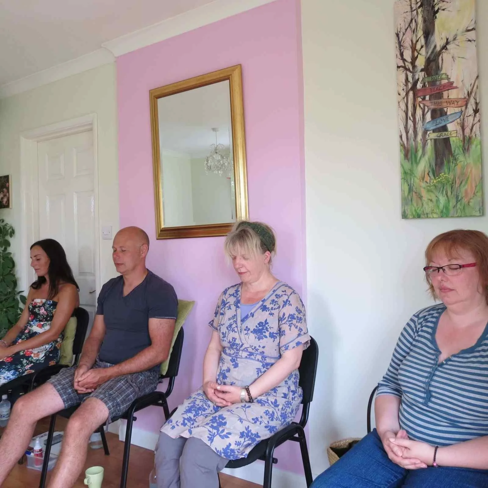 A peaceful setting at the meditation centre originally captured in Colchester for local mindfulness meditation classes and courses.
