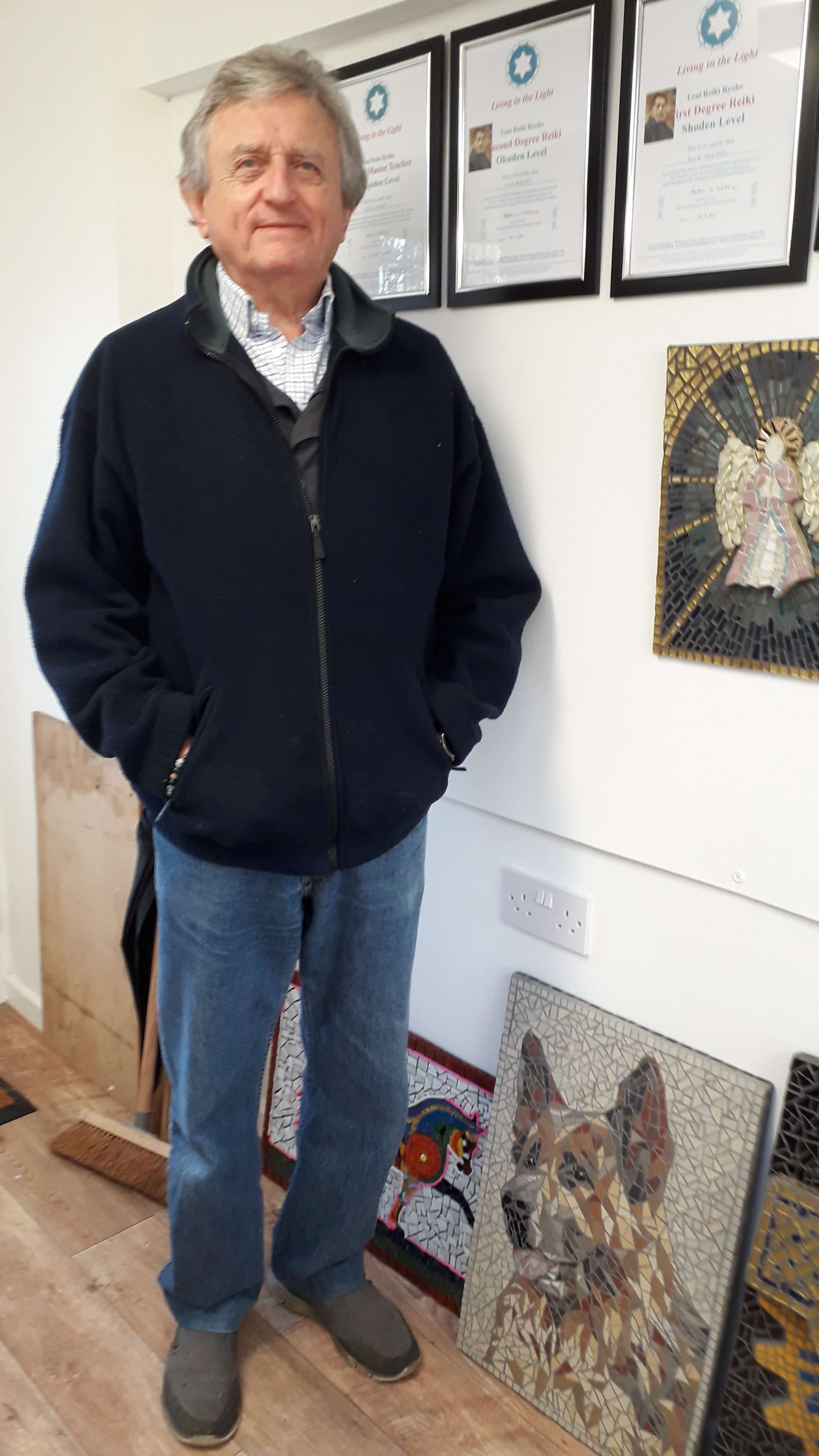 Katarina Tilley's Reiki student, Nick