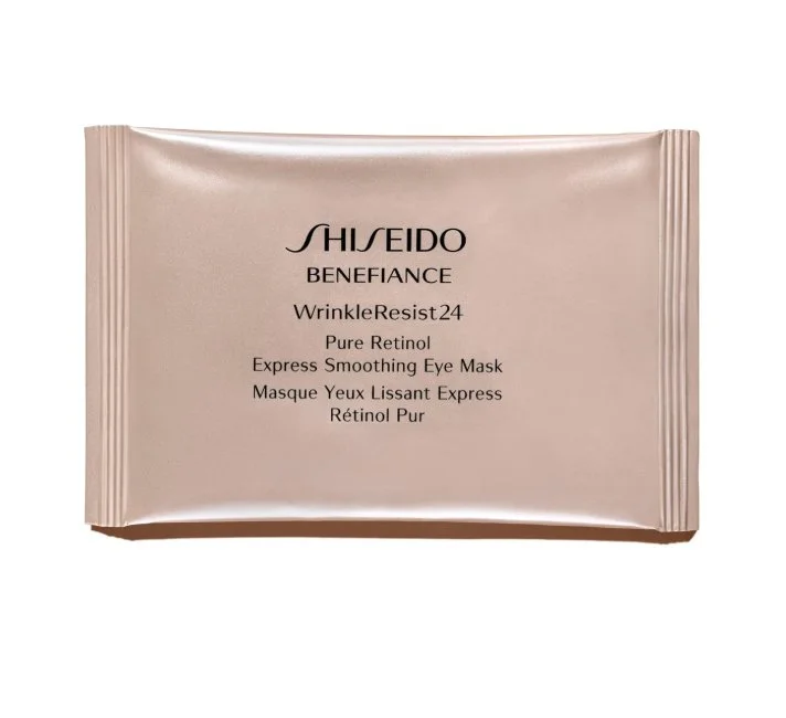 Packet of Shiseido Benefiance WrinkleResist 24 Pure Retinol Express Smoothing Eye Mask