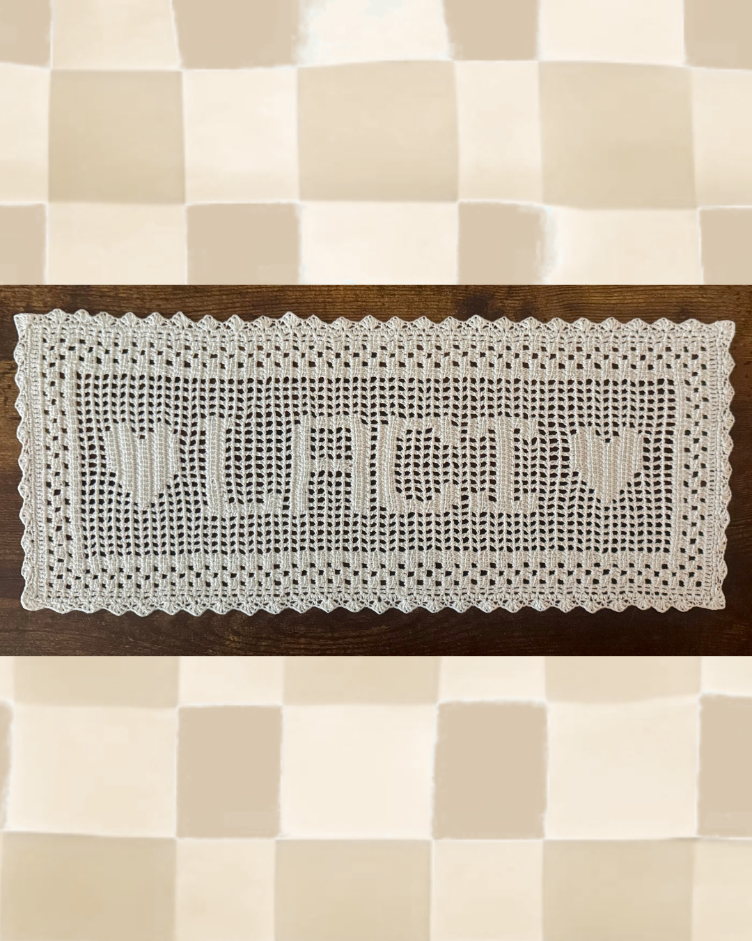 Checkerboard Doily