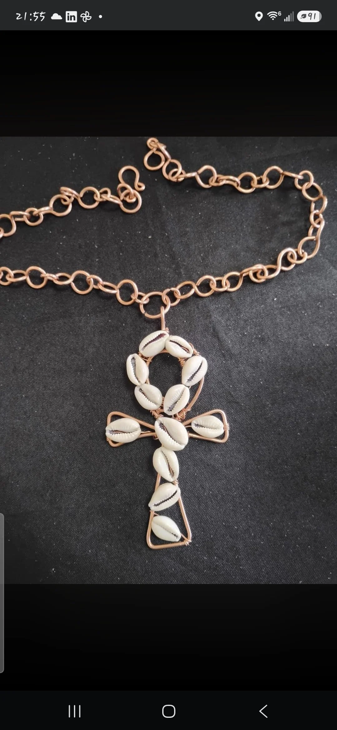 Cowrie Ankh