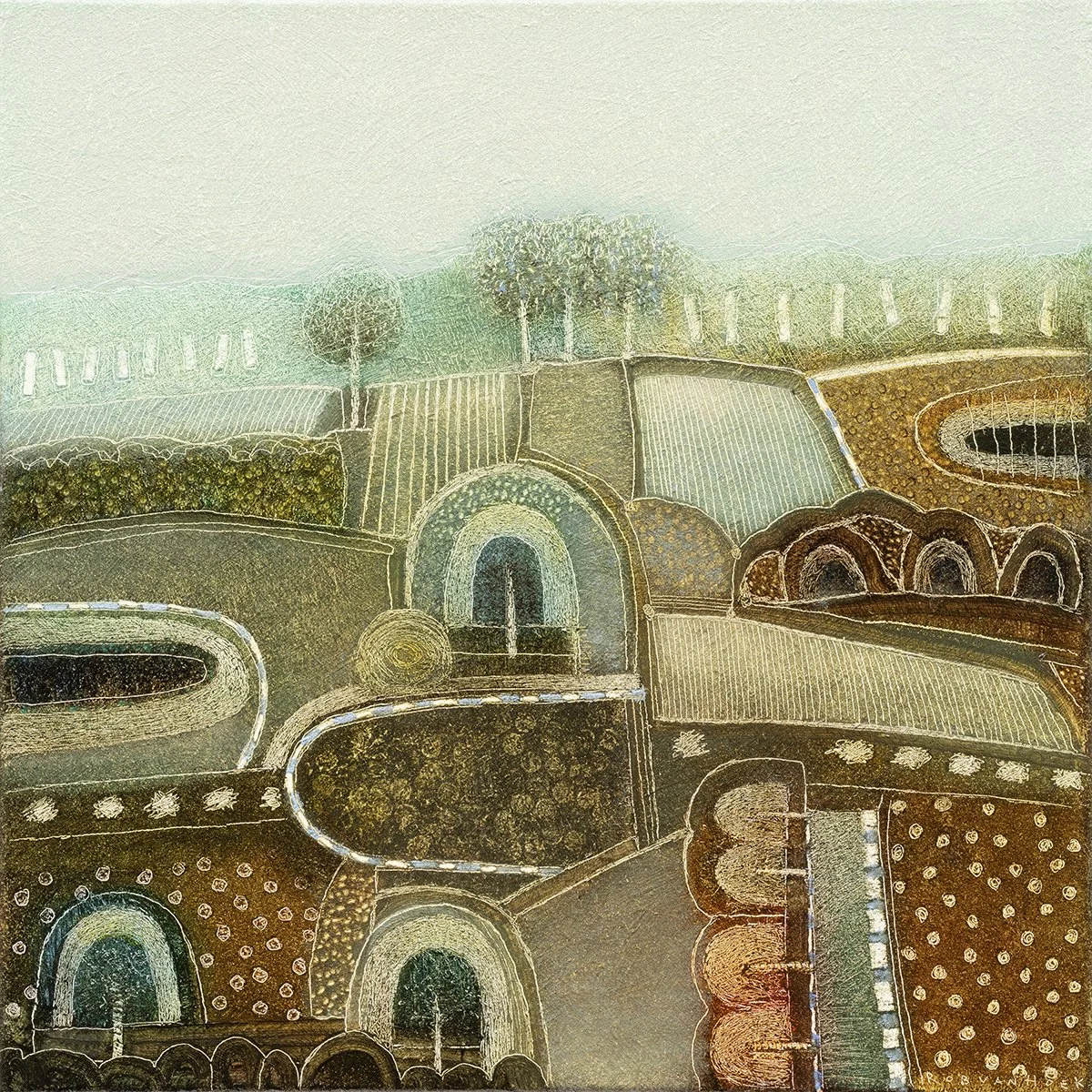 AS THE MORNING BREAKS
50x50