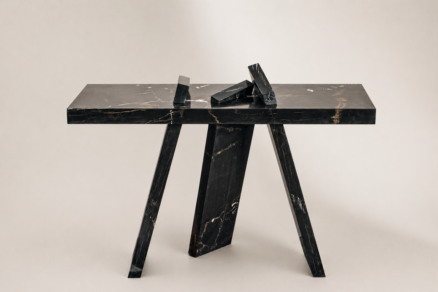 Tectonite Marble Console